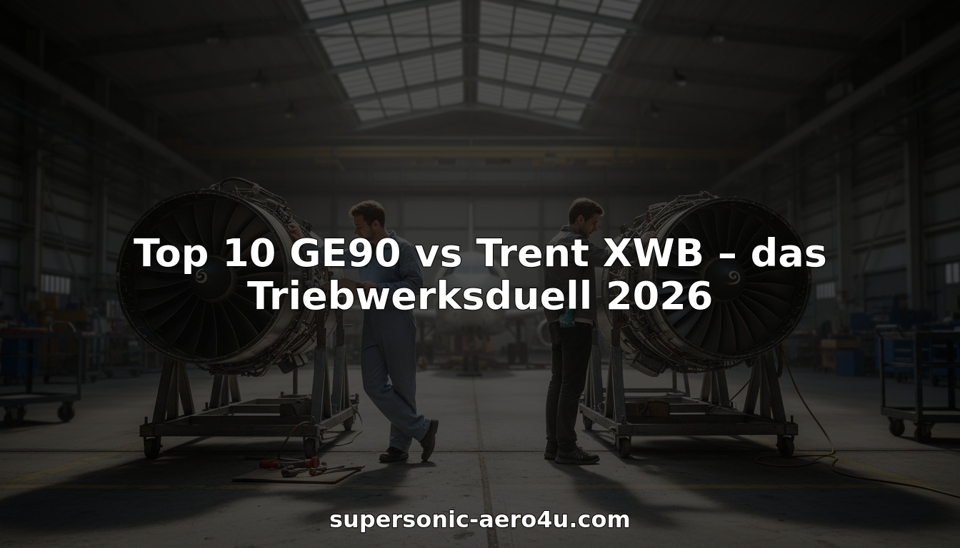 Fachkräfte überprüfen die Triebwerke GE90 und Trent XWB auf Herz und Nieren.