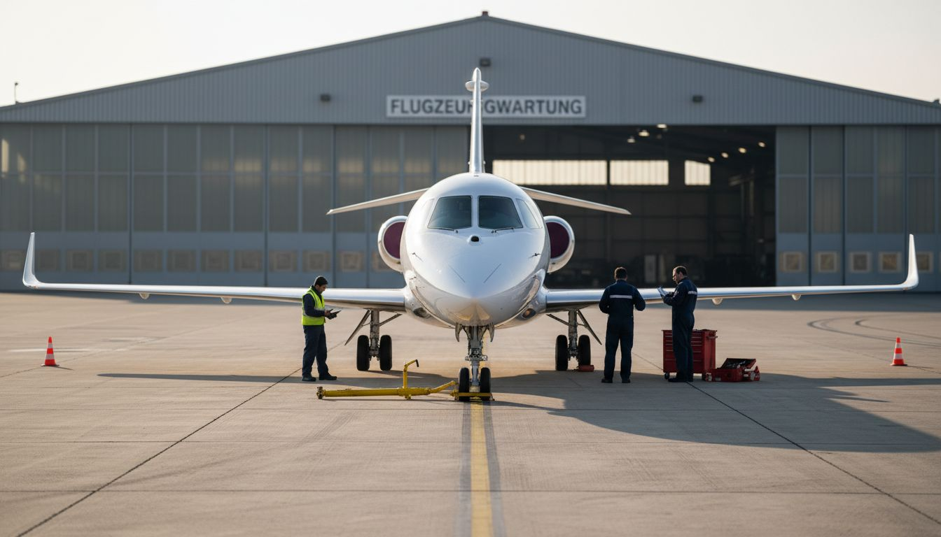 Der Falcon 10X präsentiert sich auf dem Flugplatz bei seinem ersten öffentlichen Rollout.