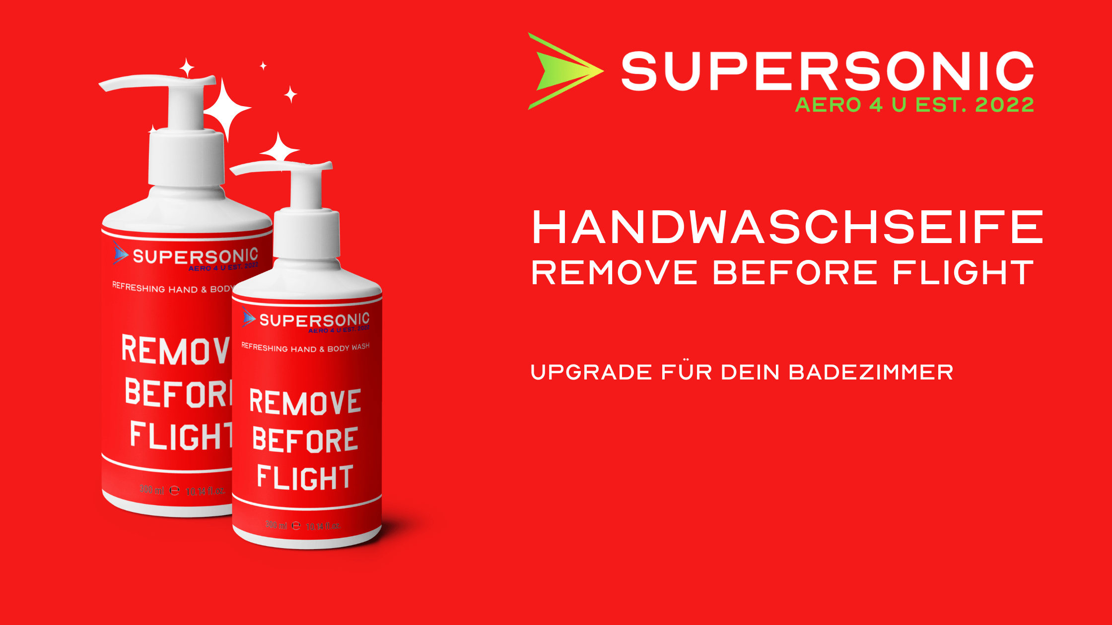 Remove Before Flight: Wenn Aviation-Style auf Hygiene trifft