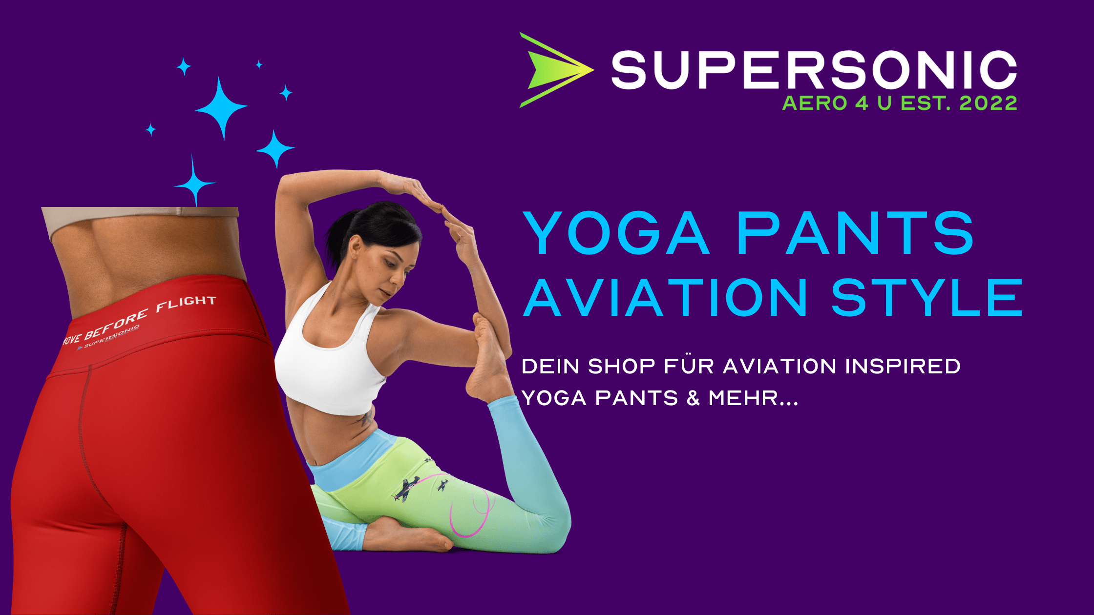 Crew Life meets Yoga: Stylische Sportmode für Aviation-Enthusiasten