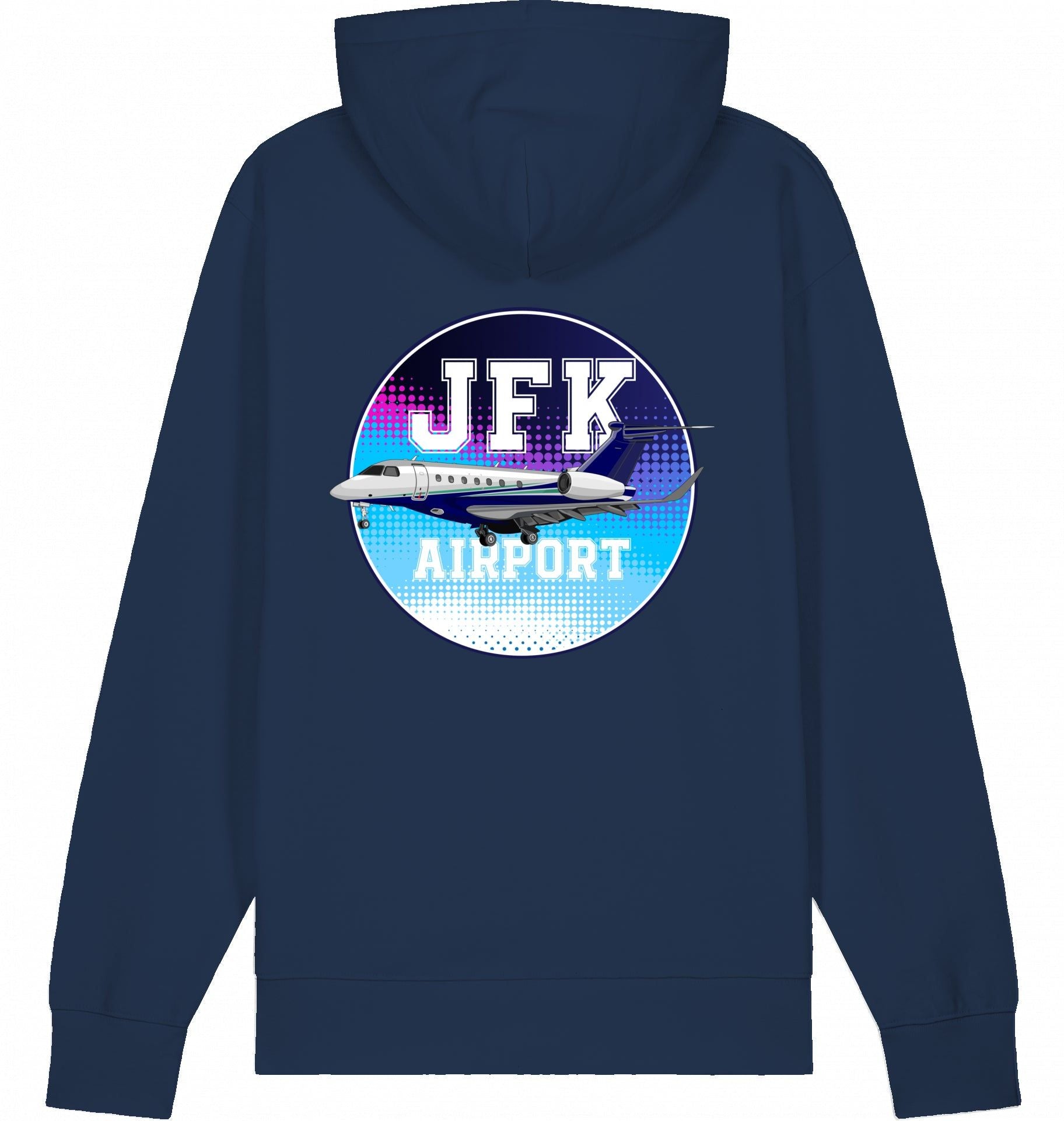 Aviation Flugzeug Hoodie Embraer Praetor 600 JFK French Navy für Piloten, Crews, Kinder & Planespotter made by SUPERSONIC aero 4U