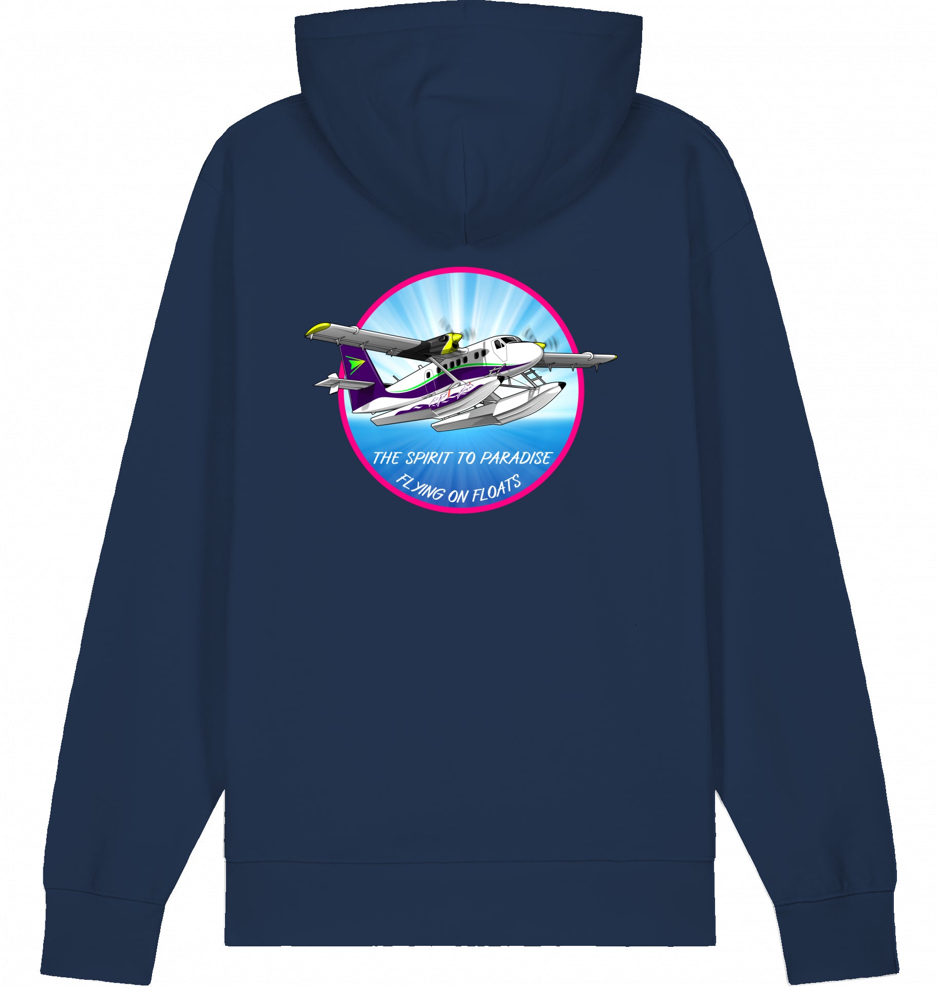 Flugzeug Hoodie DHC-6 Twinotter in Paradise
