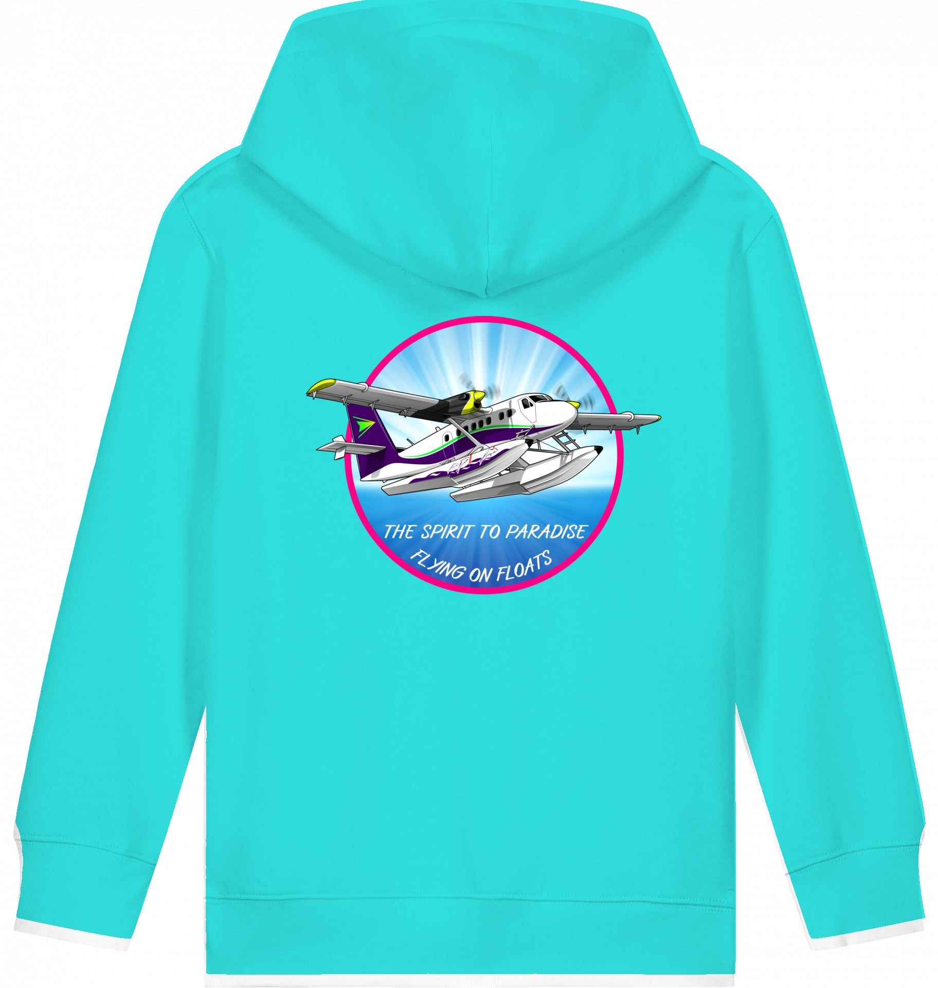 Aviation Kids Flugzeug Hoodie DHC-6 Twinotter in Paradise für Piloten, Crews, Kinder & Planespotter made by SUPERSONIC aero 4U