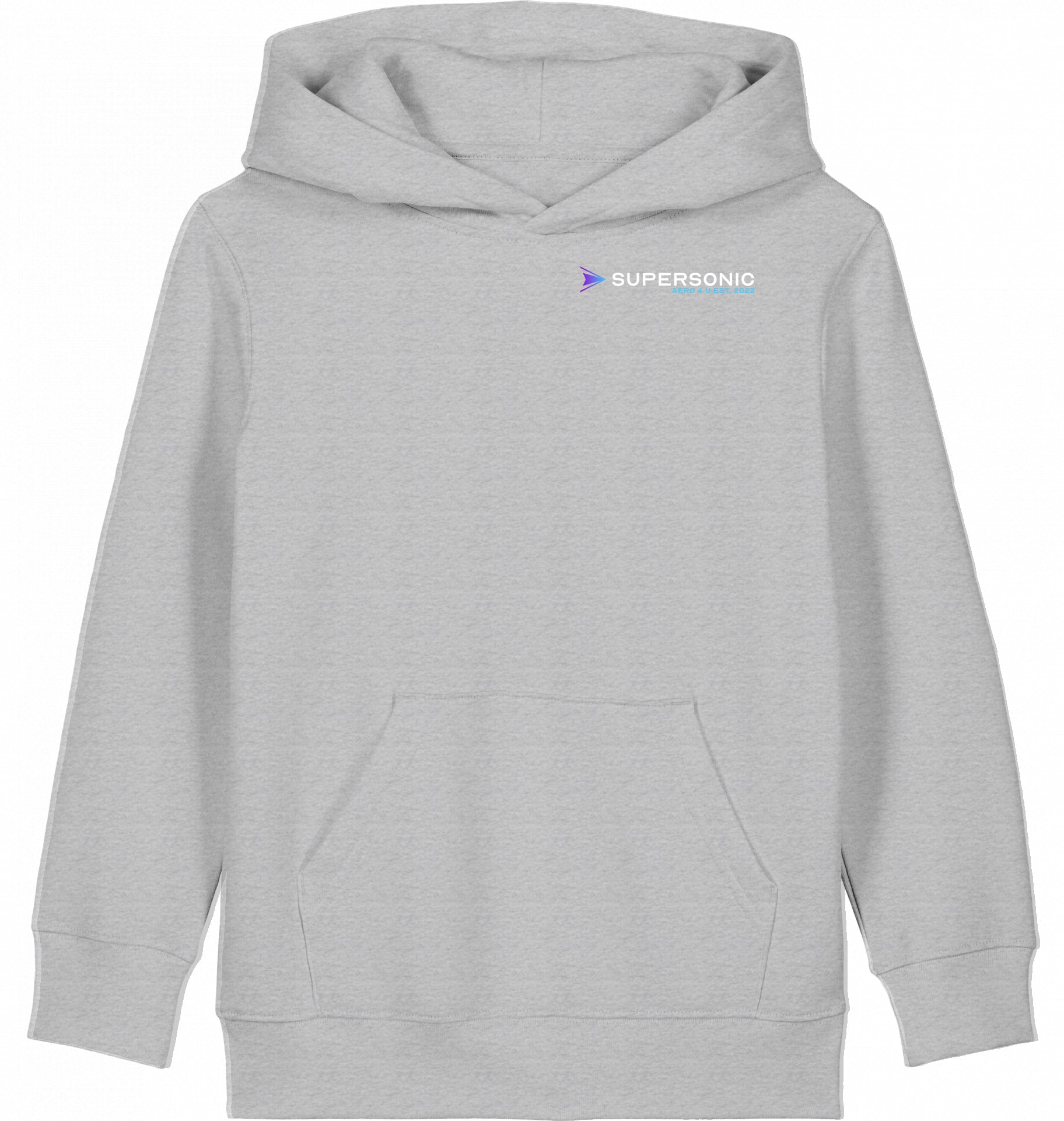 Aviation Kids Flugzeug Hoodie "Sullenberger - Miracle on the Hudson" Heather Grey für Piloten, Crews, Kinder & Planespotter made by SUPERSONIC aero 4U
