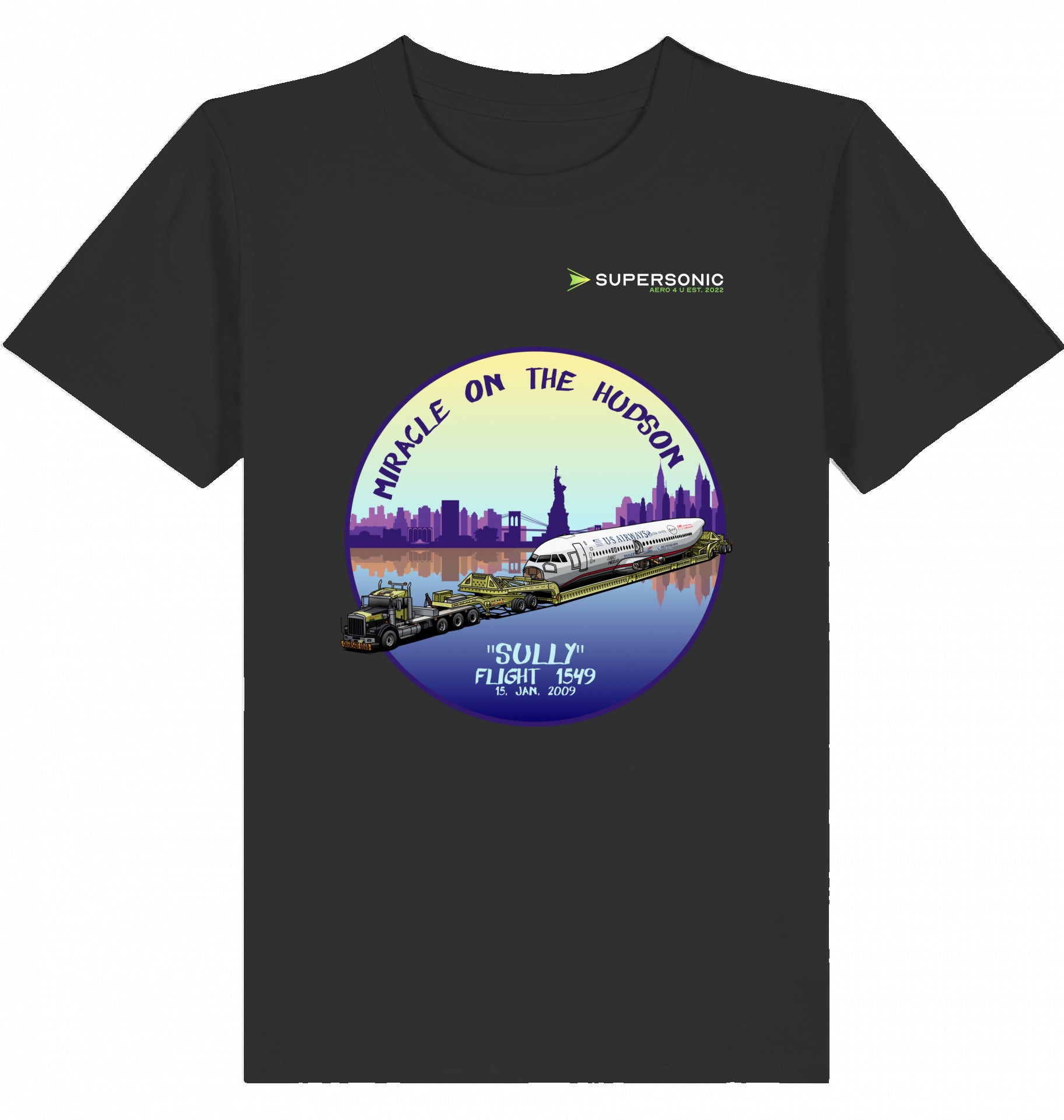 Airbus Tshirt Kinder, Airbus A320 Tshirt Kids, Captain Sullenberger Tshirt, Sully Tshirt Kinder, Flight 1549 Tshirt