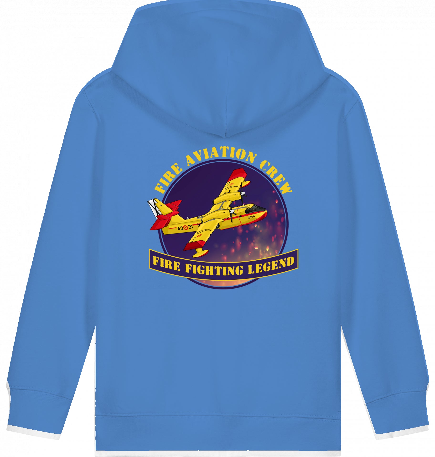 Aviation Kids Hoodie CL-412 Fire Fighting Legend für Piloten, Crews, Kinder & Planespotter made by SUPERSONIC aero 4U