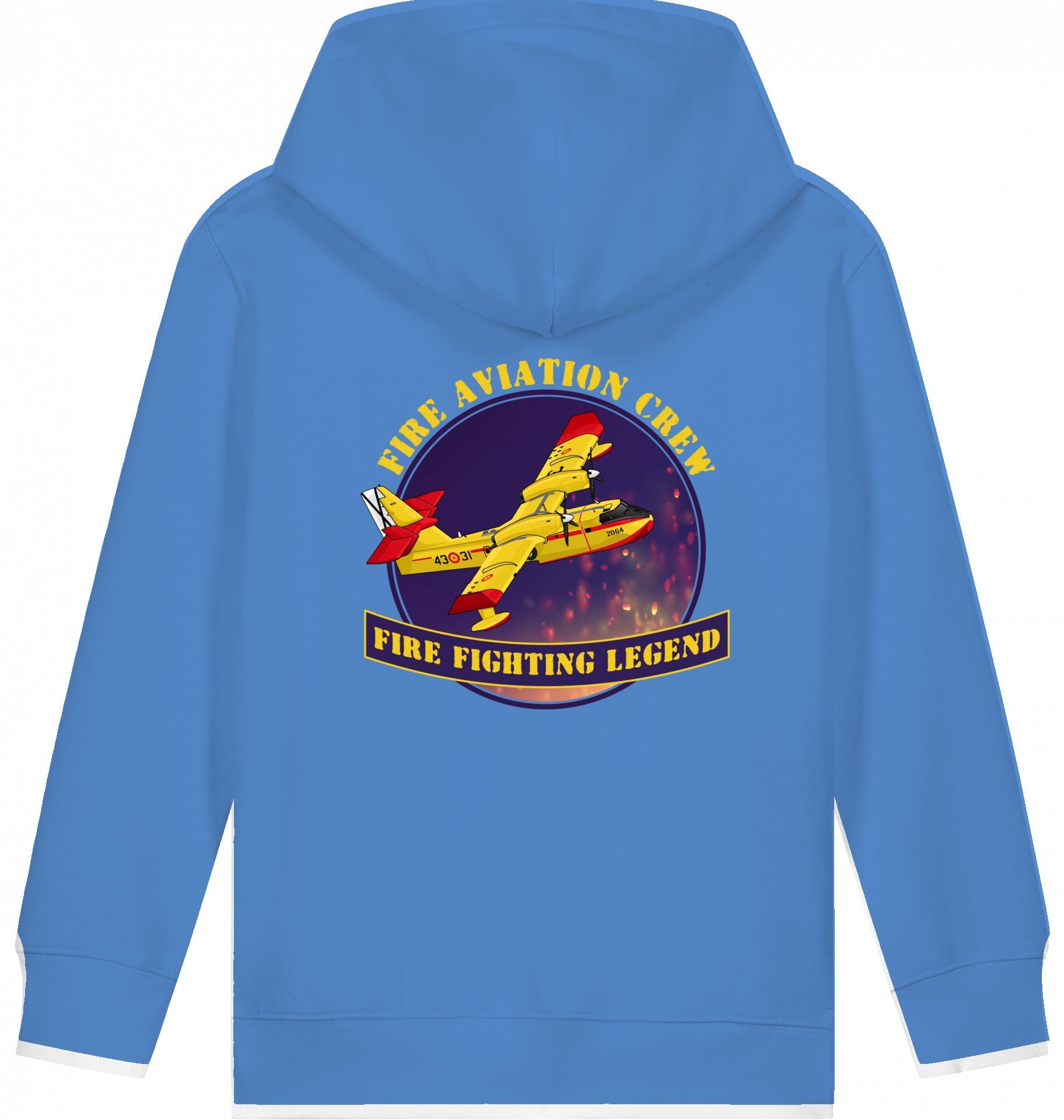 Aviation Kids Hoodie CL-412 Fire Fighting Legend für Piloten, Crews, Kinder & Planespotter made by SUPERSONIC aero 4U