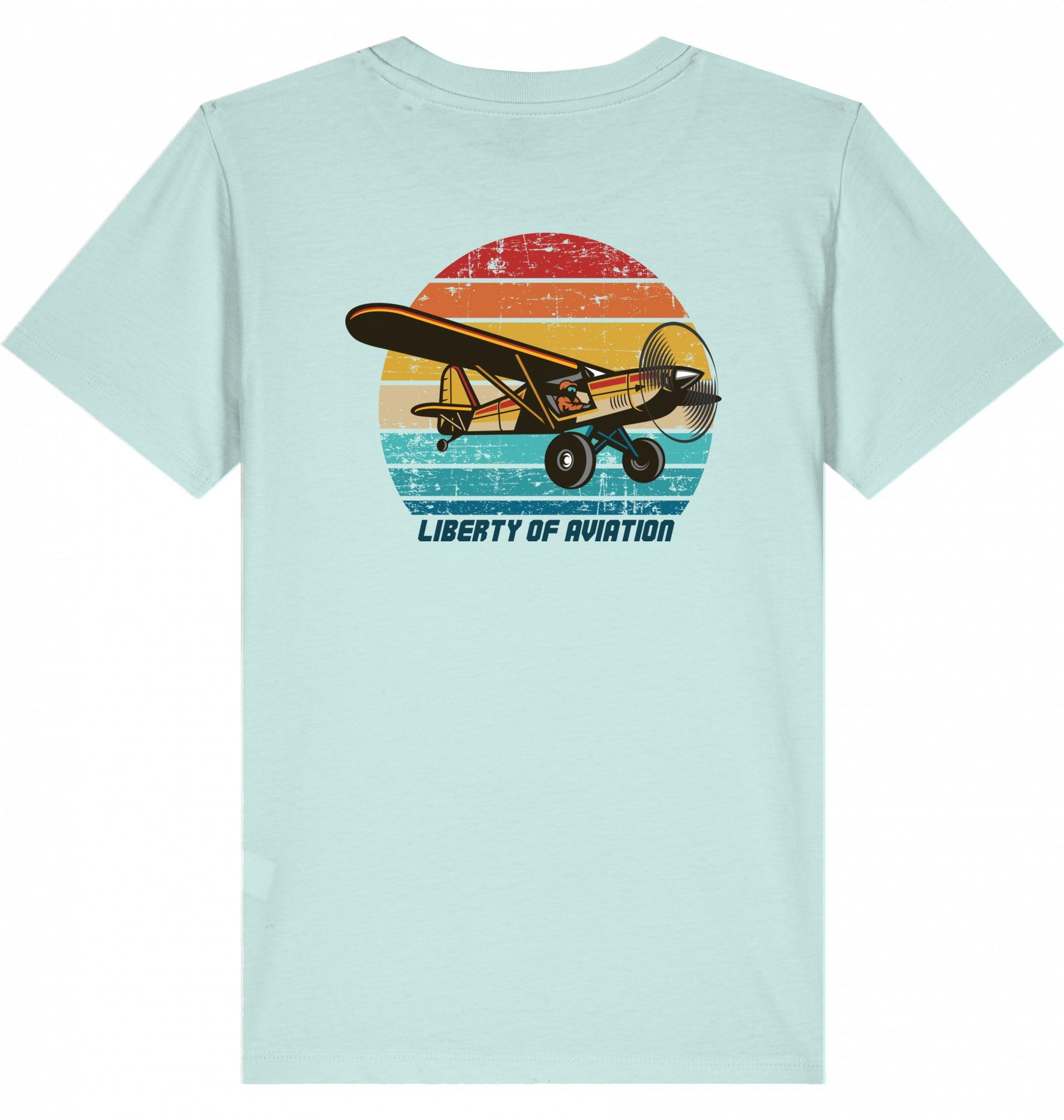 Aviation Tshirt, Piper Super Cup Tshirt, Kinder Tshirt Flugzeug, Piper Cp Shrt Kinder