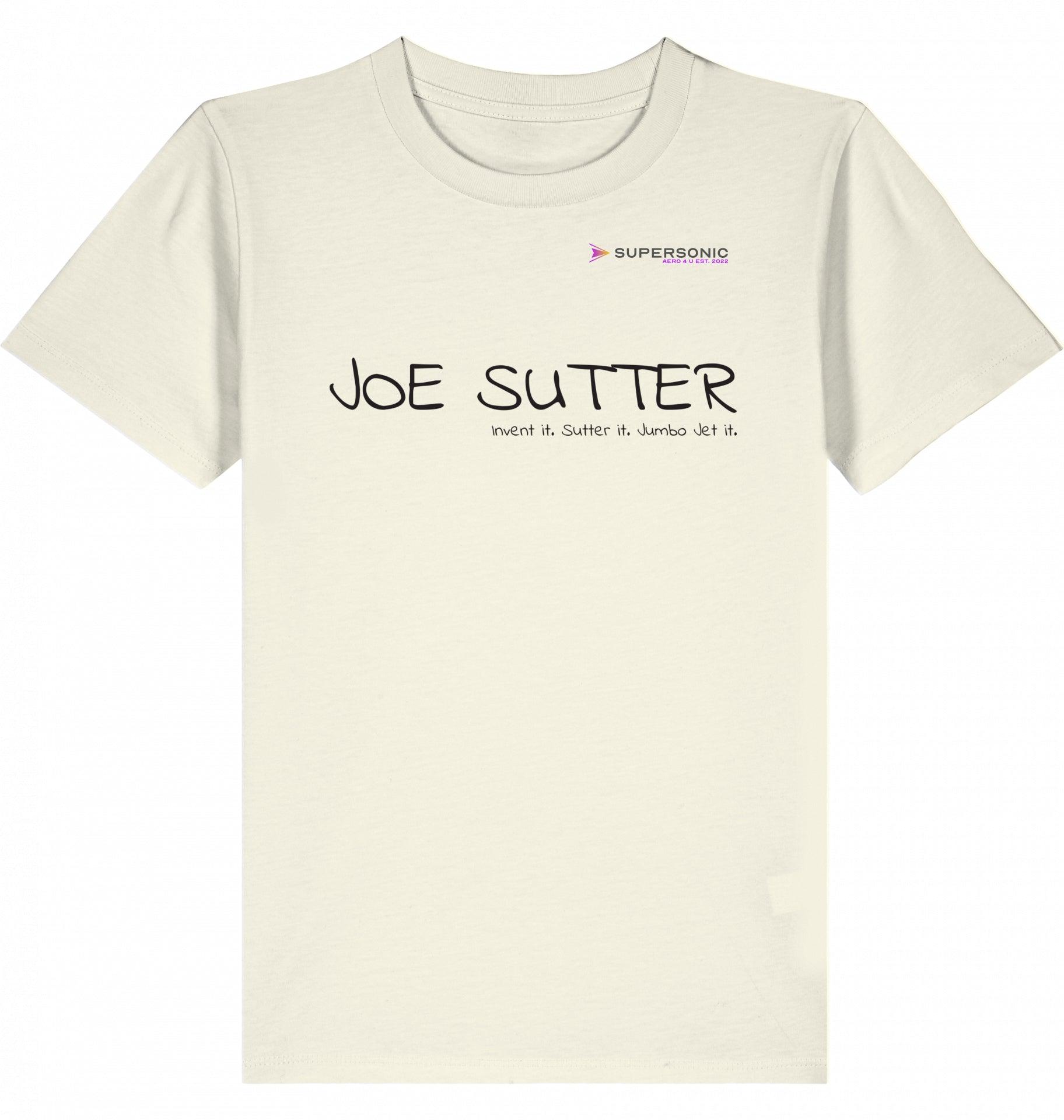Aviation Kids Aviation T-Shirt Boeing 747 Jumbo Jet, Joe Sutter 2.0 Natural Raw für Piloten, Crews, Kinder & Planespotter made by SUPERSONIC aero 4U