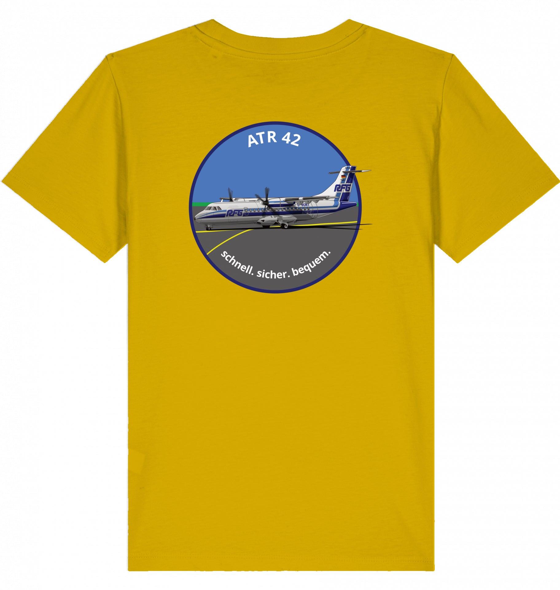 ATR Aircraft Tshirt Kinder, Piloten Tshirt ATR42 Kinder, ATR42 Flugzeug Tshirt, RFG Regionalflug Tshirt Kinder, Flugzeug Tshirt Kinder, Supersonic Aero 4U