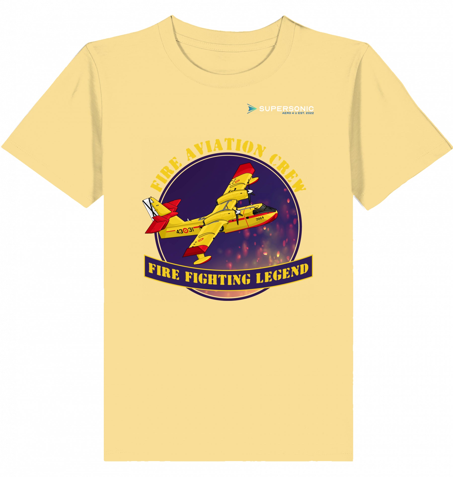 Bombardier CL-415 Tshirt, Canadair CL-415 Kinder Tshirt, Flugzeug Tshirt Kinder