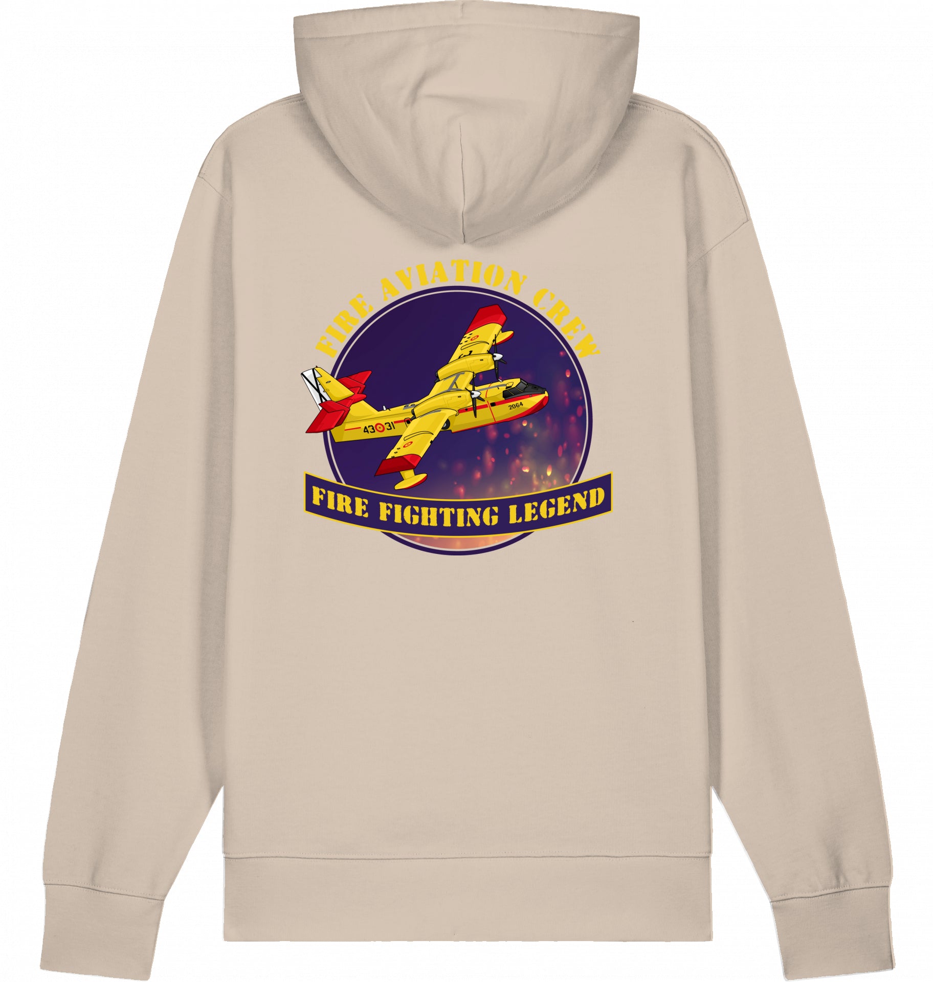 Flugzeug Hoodie CL-412 Fire Fighting Legend
