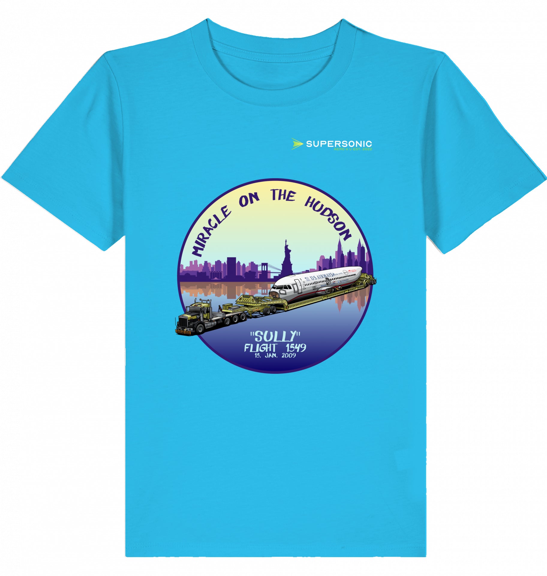 Airbus Tshirt Kinder, Airbus A320 Tshirt Kids, Captain Sullenberger Tshirt, Sully Tshirt Kinder, Flight 1549 Tshirt