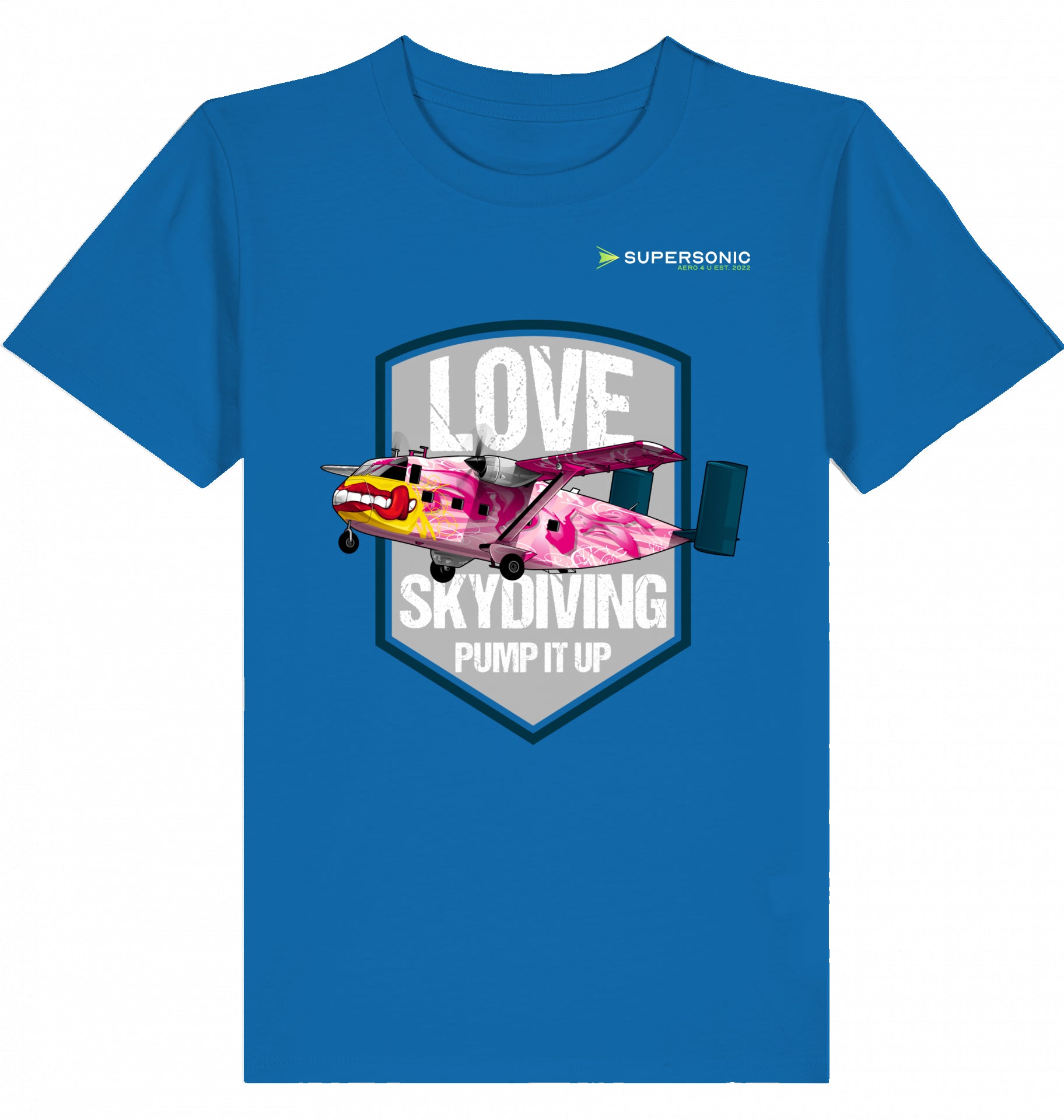 Kids Aviation Tshirt Short SC-7 Skyvan Sky Diving, Kinder Tshirt Short SC-7 Skyvan, Skydiving Tshirt Kinder