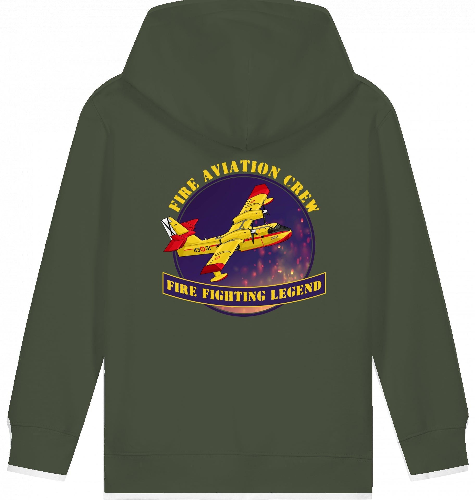 Aviation Kids Hoodie CL-412 Fire Fighting Legend für Piloten, Crews, Kinder & Planespotter made by SUPERSONIC aero 4U