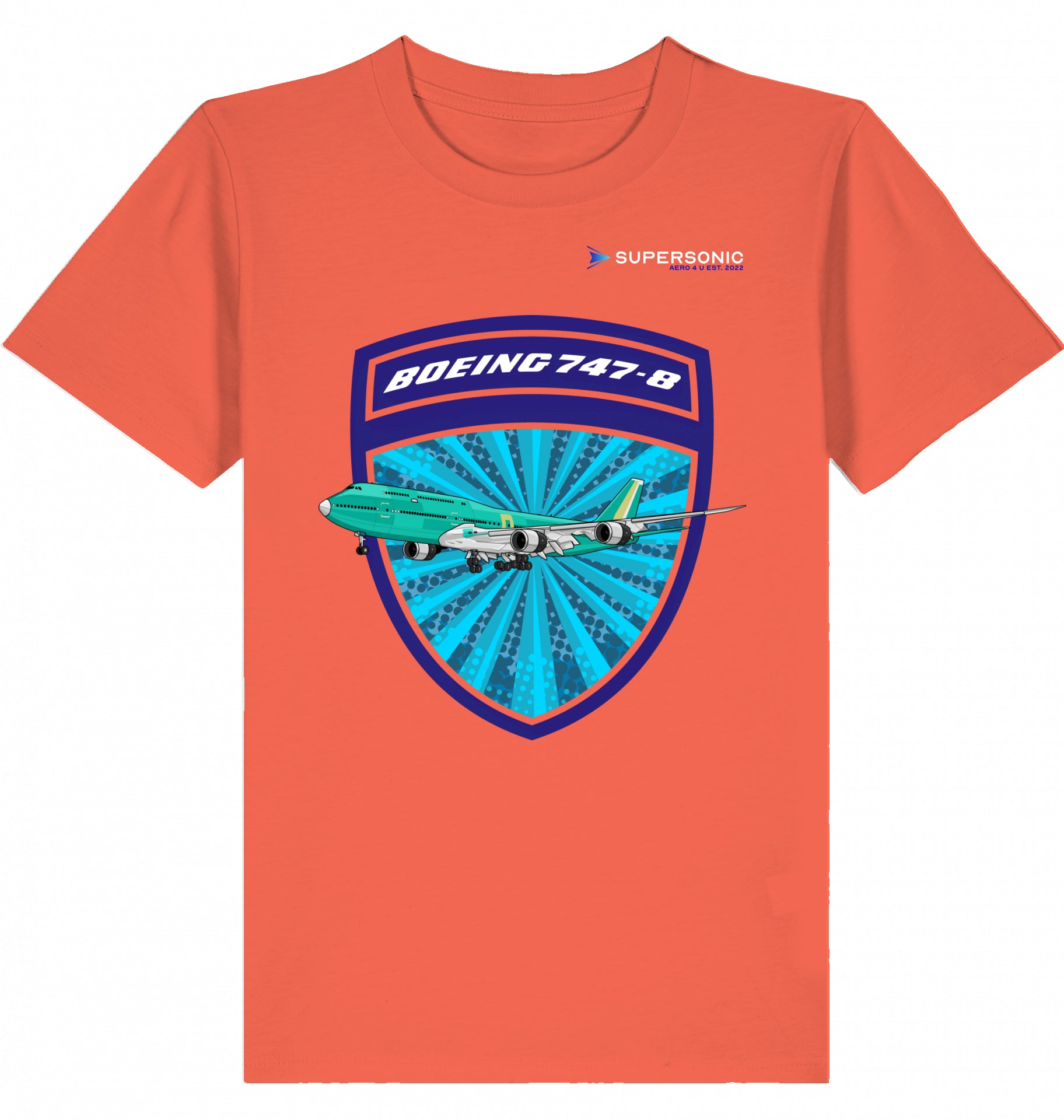 Boeing Kinder Tshirt, Boeing 747 Jumbojet Tshirt, Kids Tshirt Jumbojet, Kids Shirt 747-8