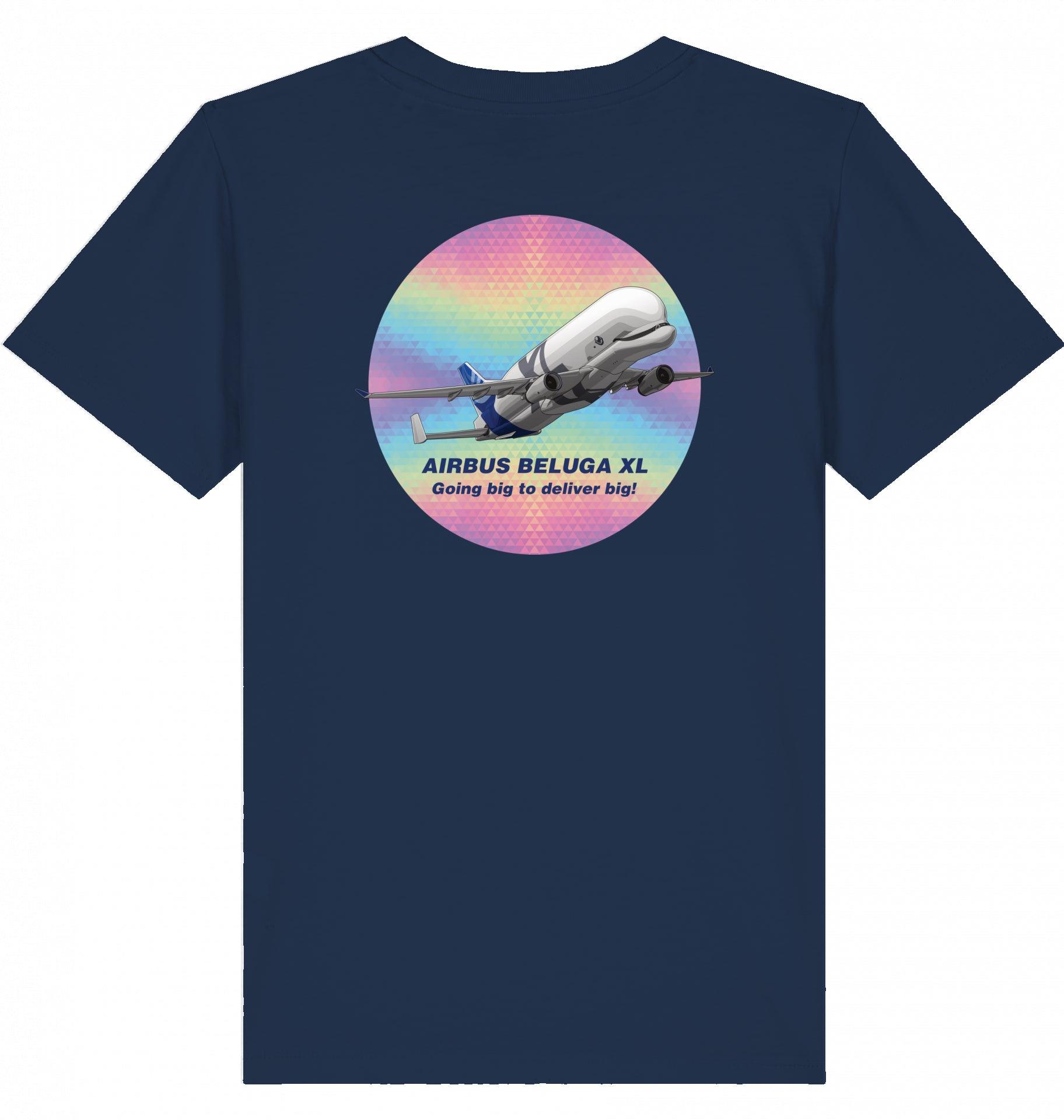Aviation Kids Aviation T-Shirt Airbus Beluga XL Flugzeug 2.0 French Navy für Piloten, Crews, Kinder & Planespotter made by SUPERSONIC aero 4U