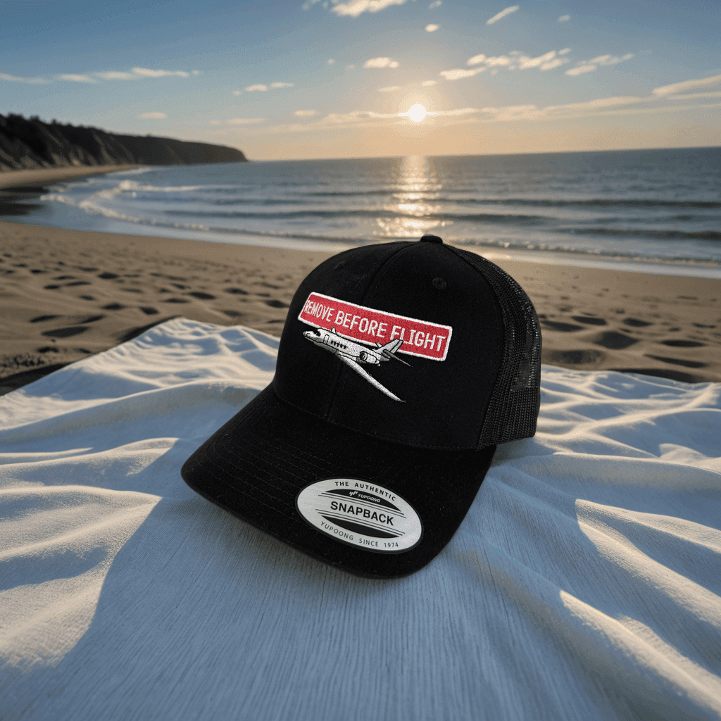 Aviation Aviation Trucker Cap - Premium Piloten Kappe "Remove before Flight" für Piloten, Crews, Kinder & Planespotter made by SUPERSONIC aero 4U