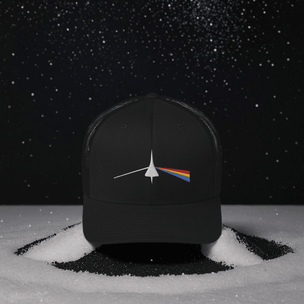 Aviation Trucker Cap "Dark Side of Supersonic" Round Cap Visor für Piloten, Crews, Kinder & Planespotter made by SUPERSONIC aero 4U