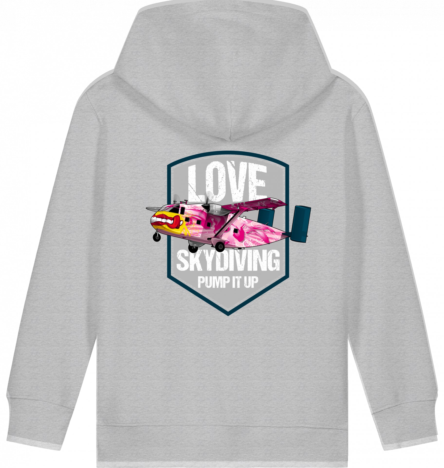 Kids Flugzeug Hoodie Short SC-7 Skyvan Sky Diving