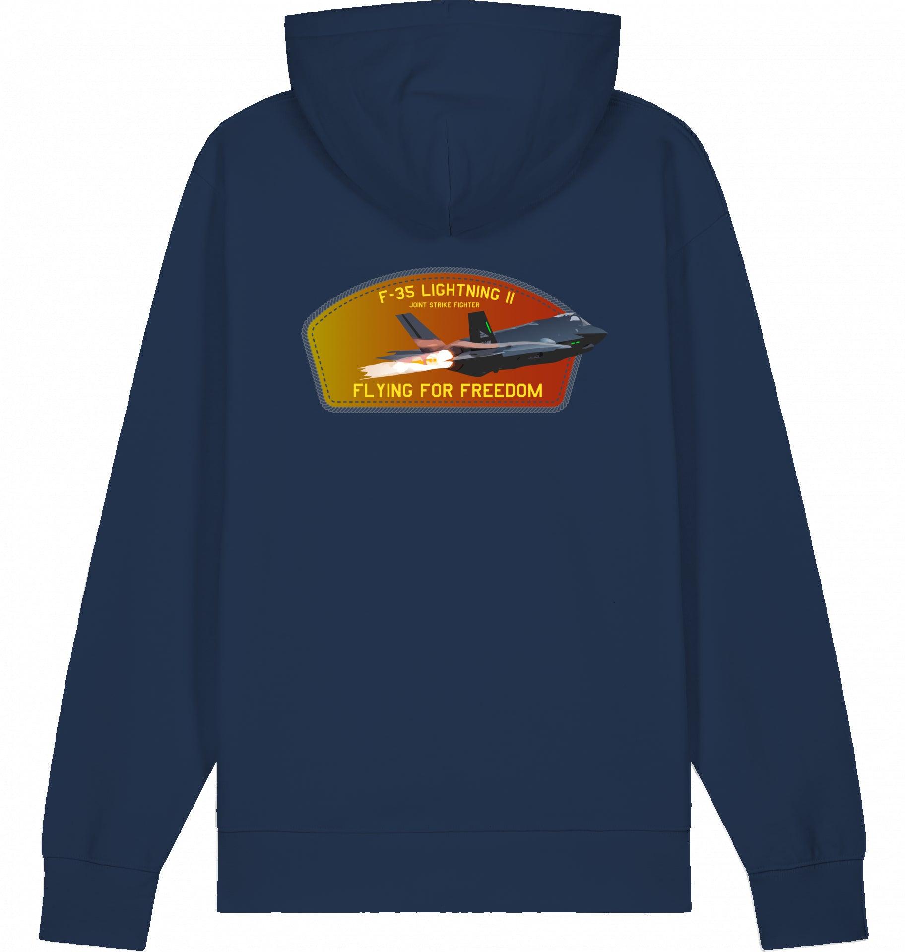 Aviation Flugzeug Hoodie F-35 Lightning II Jet für Piloten, Crews, Kinder & Planespotter made by SUPERSONIC aero 4U