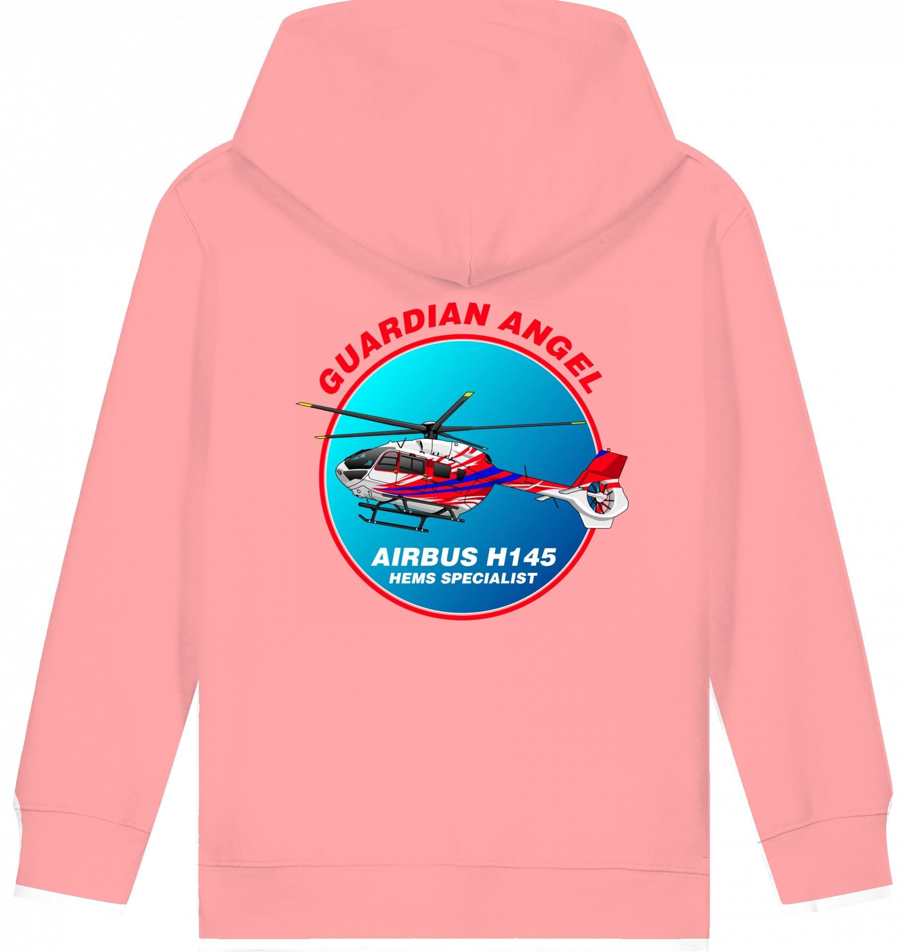 Aviation Kids Helicopter Hoodie Airbus H145 Guardian Angel für Piloten, Crews, Kinder & Planespotter made by SUPERSONIC aero 4U