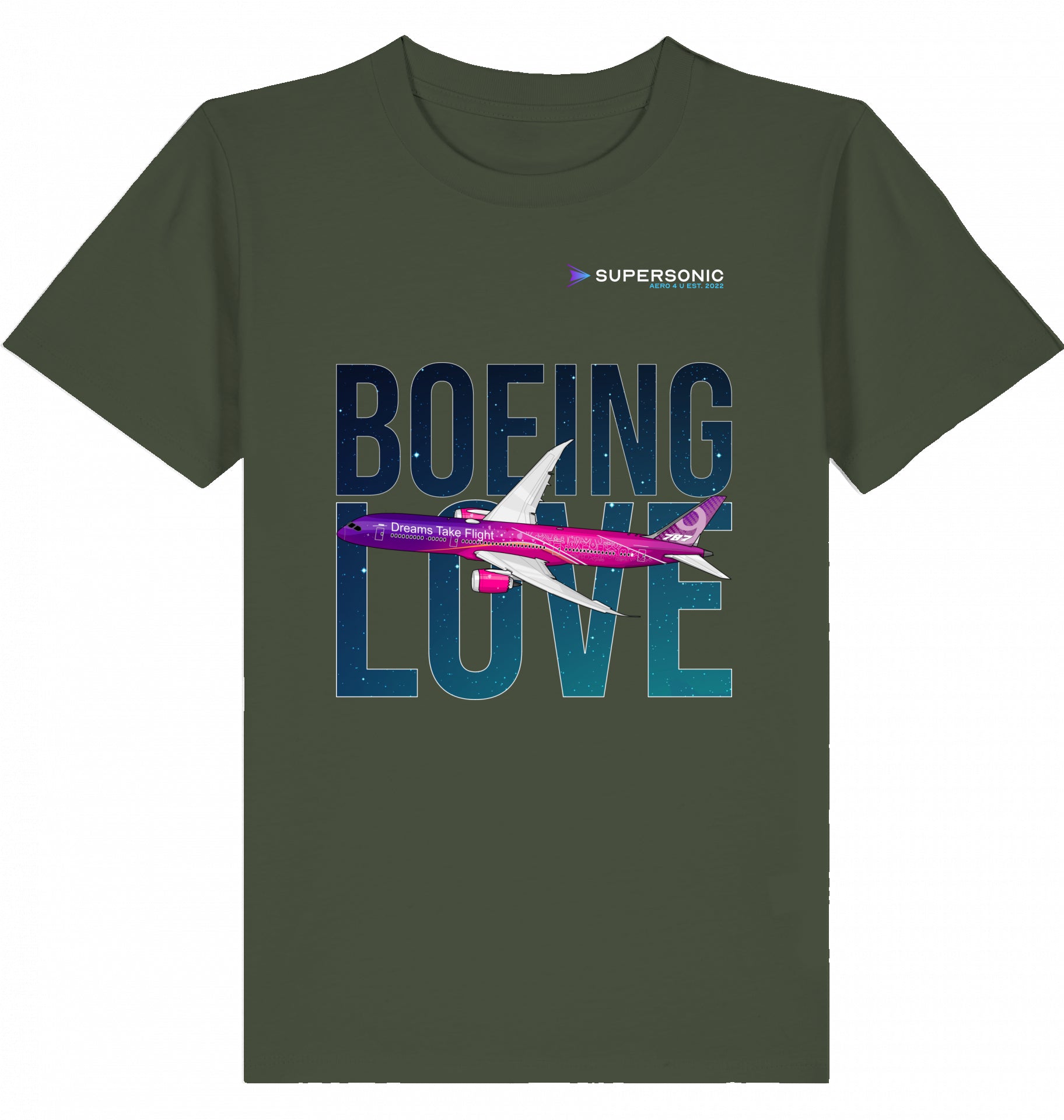Boeing Love Tshirt, Kinder Tshirt B787, Dreamliner Kinder Tshirt, Flugzeug Tshirt Boeing 787