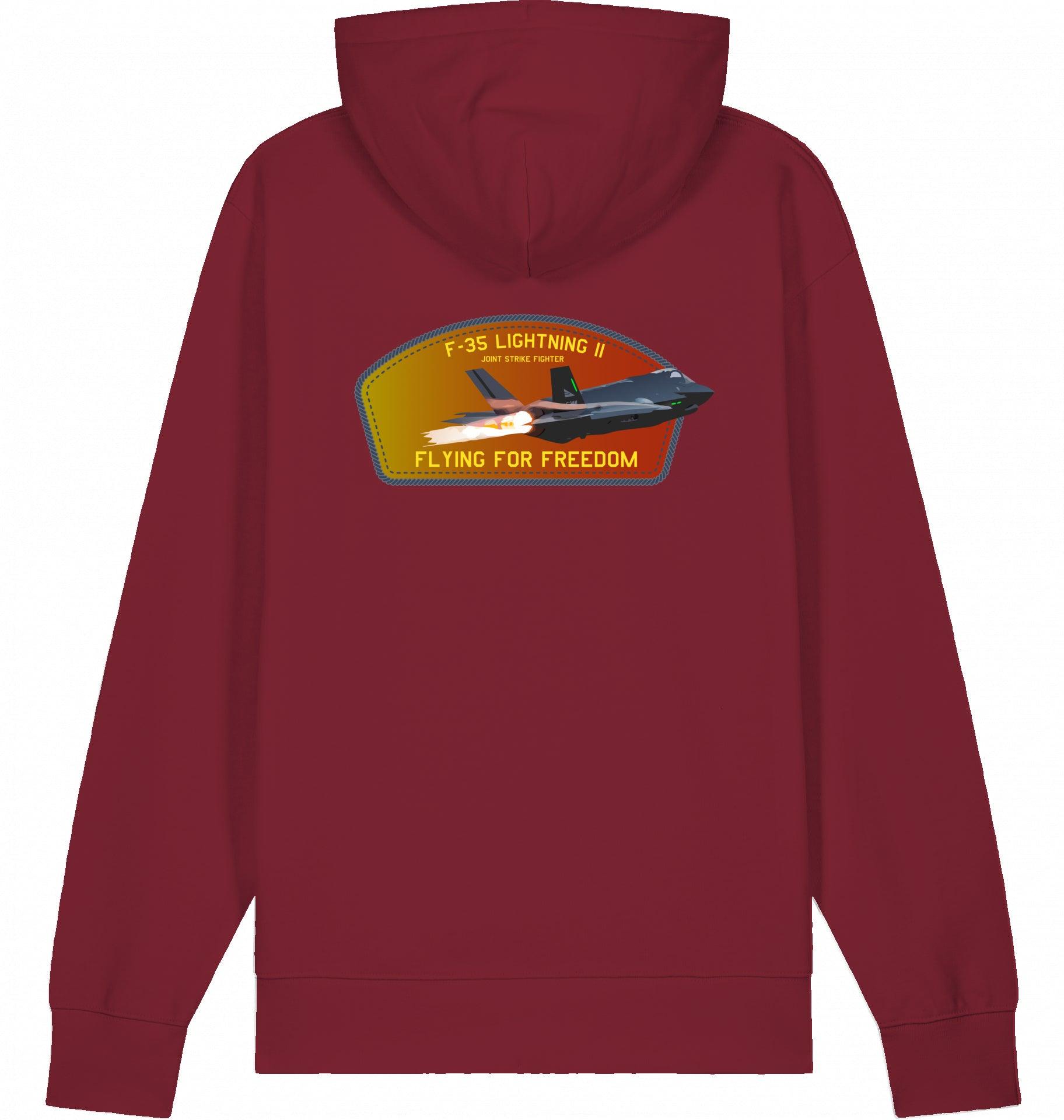 Aviation Flugzeug Hoodie F-35 Lightning II Jet für Piloten, Crews, Kinder & Planespotter made by SUPERSONIC aero 4U