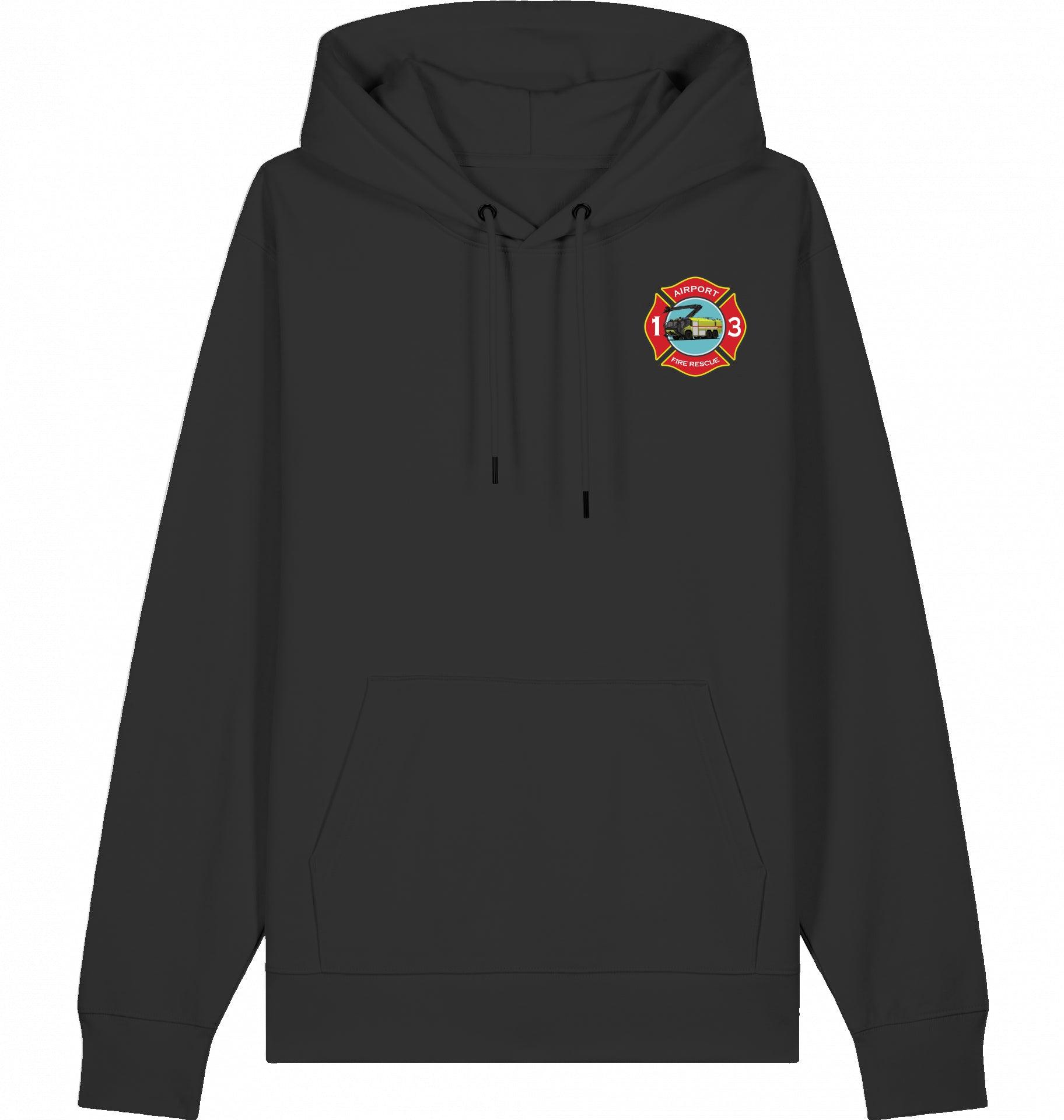 Aviation Airport Fire Rescue ARFF Crash Crew Hoodie für Piloten, Crews, Kinder & Planespotter made by SUPERSONIC aero 4U