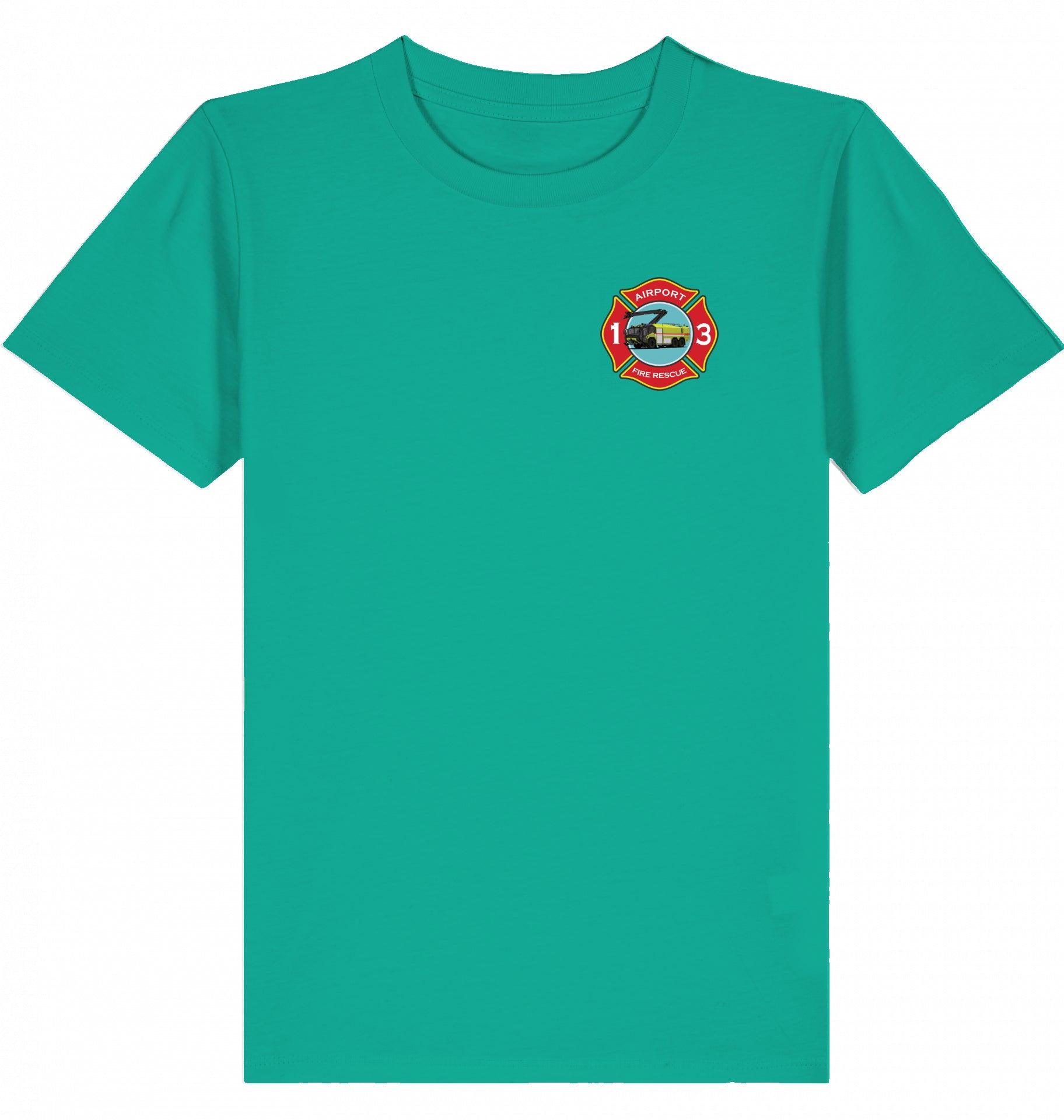 Aviation Kids Aviation T-Shirt "Airport Rescue Fire Fighting ARFF" 2.0 für Piloten, Crews, Kinder & Planespotter made by SUPERSONIC aero 4U