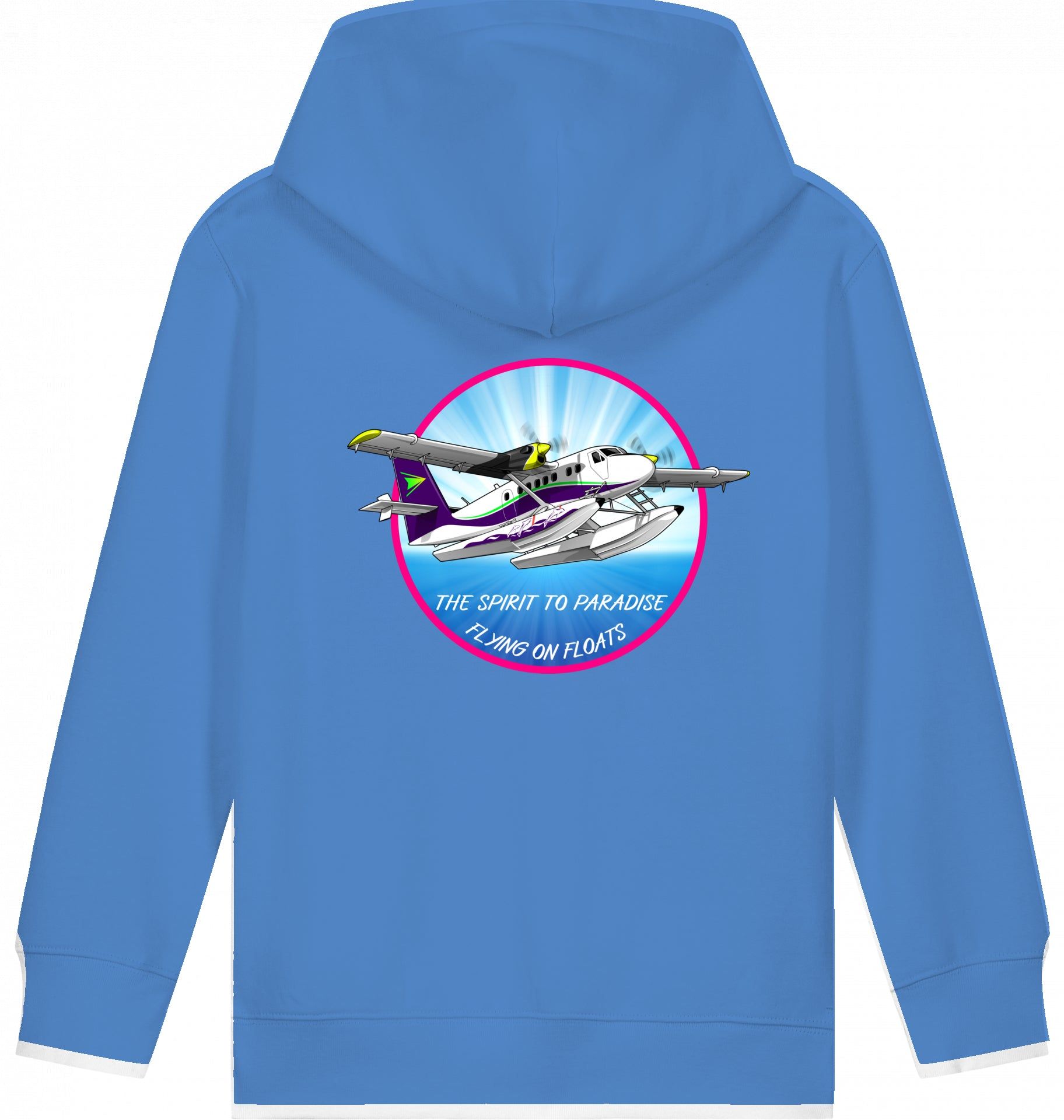 Aviation Kids Flugzeug Hoodie DHC-6 Twinotter in Paradise für Piloten, Crews, Kinder & Planespotter made by SUPERSONIC aero 4U