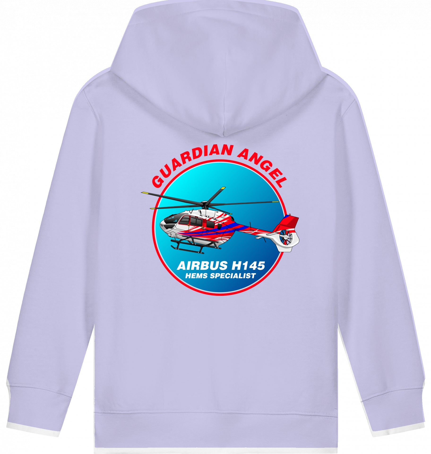 Aviation Kids Helicopter Hoodie Airbus H145 Guardian Angel für Piloten, Crews, Kinder & Planespotter made by SUPERSONIC aero 4U