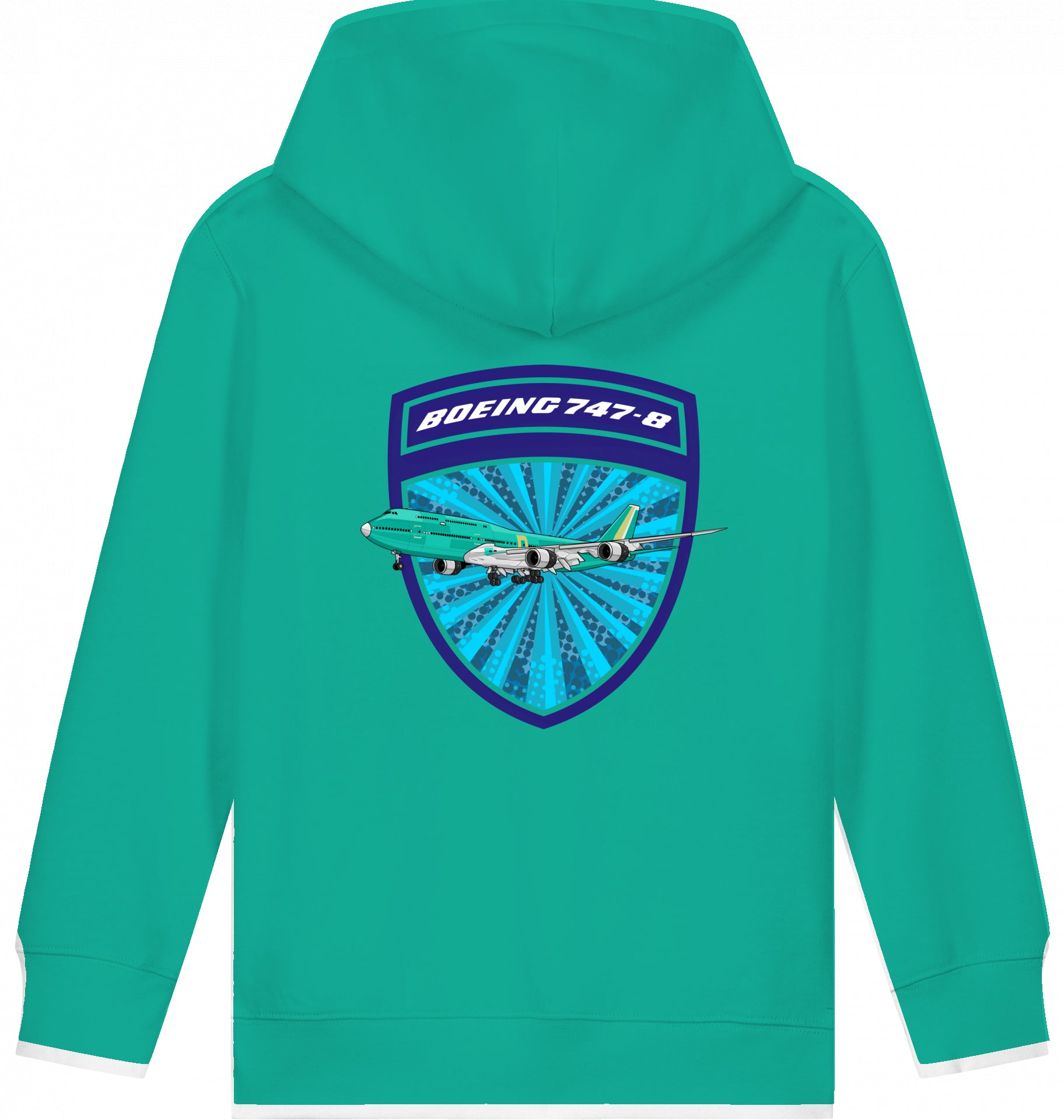 Kids Hoodie Boeing 747-8 Jumbojet