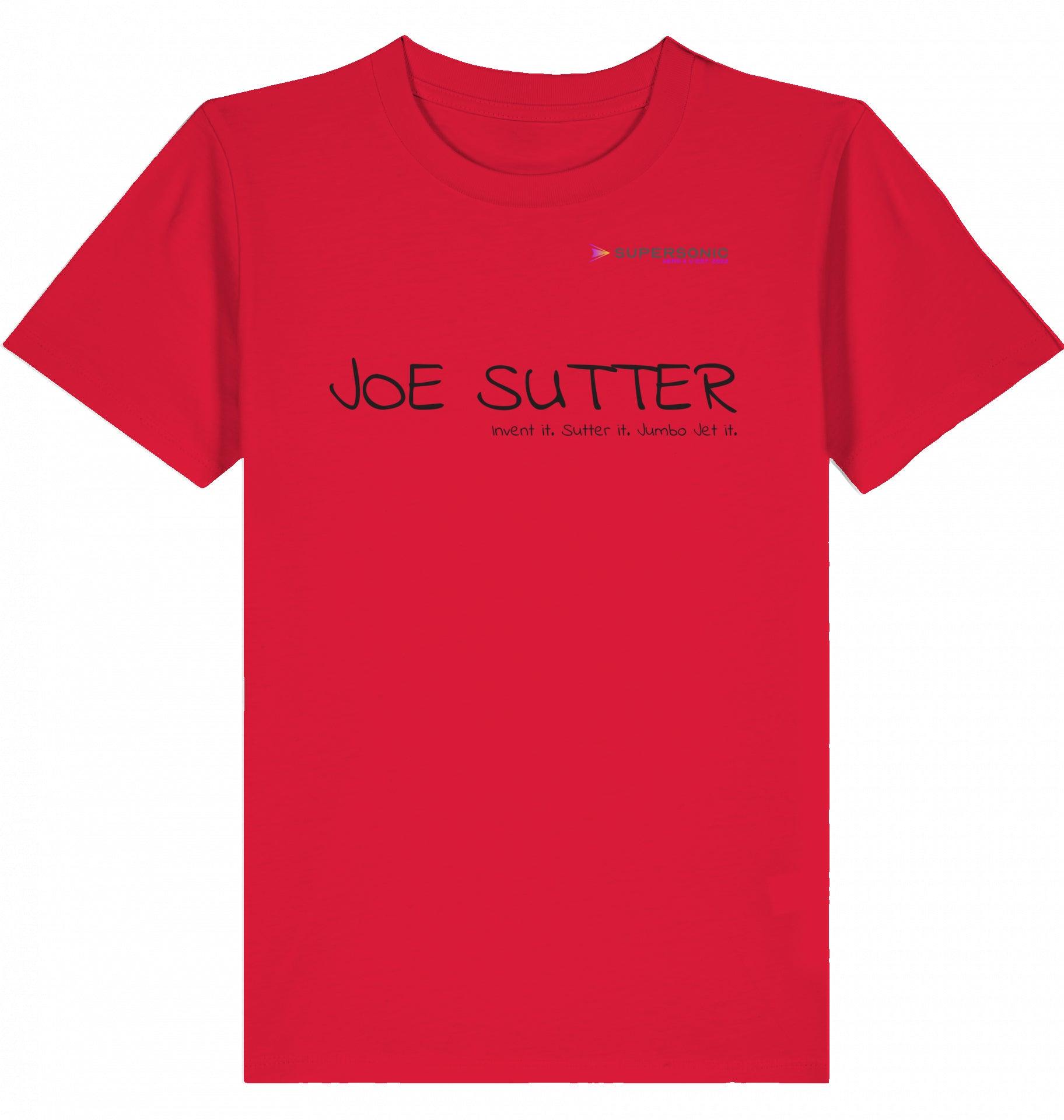 Aviation Kids Aviation T-Shirt Boeing 747 Jumbo Jet, Joe Sutter 2.0 Red für Piloten, Crews, Kinder & Planespotter made by SUPERSONIC aero 4U