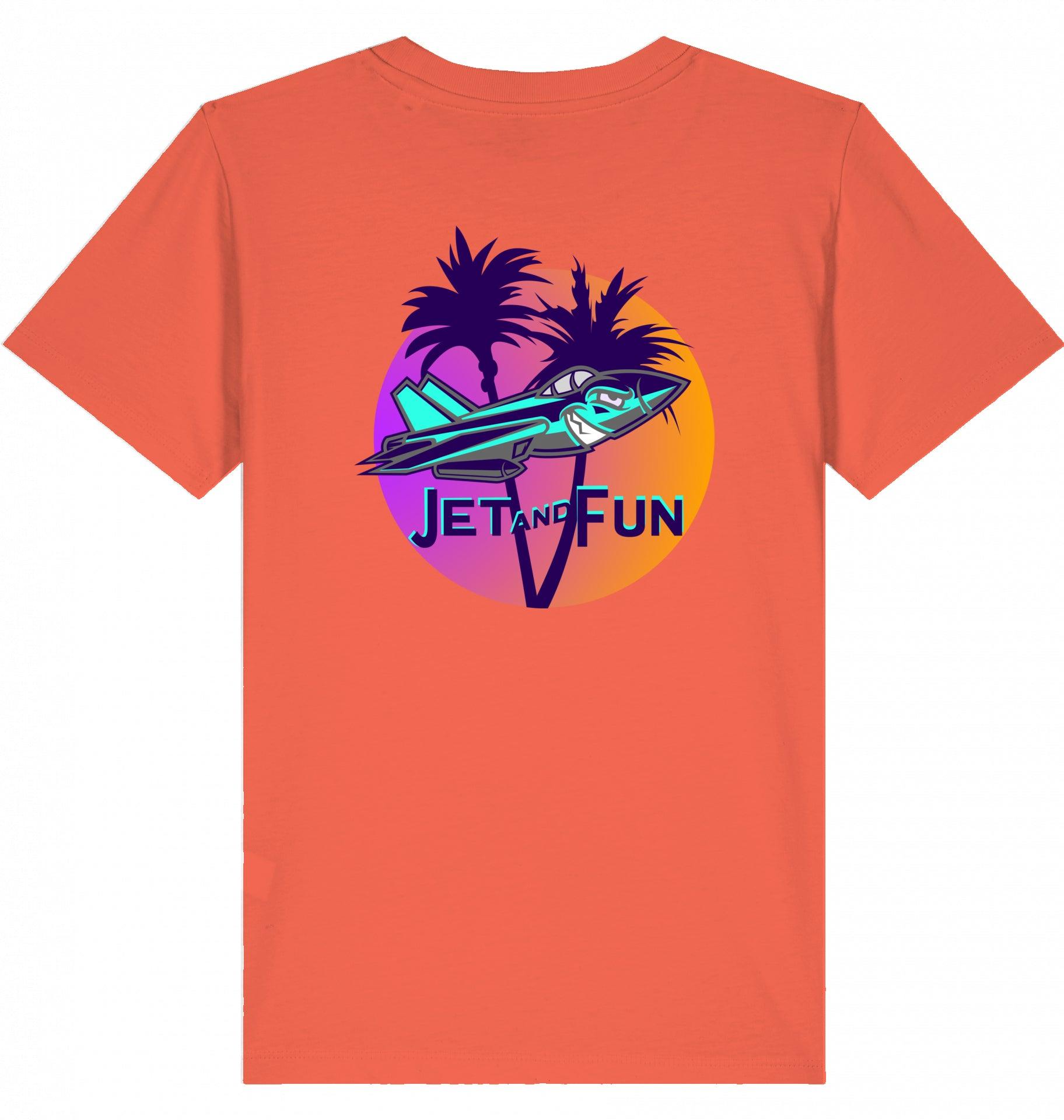 Aviation Kids Aviation T-Shirt "Jet and Fun" Flugzeug 2.0 Fiesta für Piloten, Crews, Kinder & Planespotter made by SUPERSONIC aero 4U