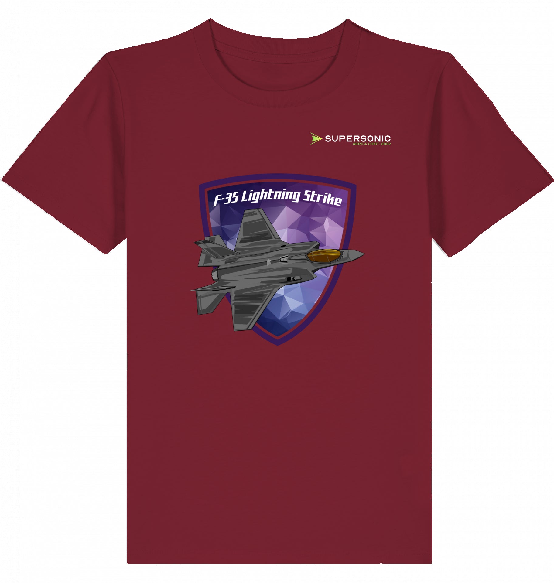 F35 Kinder Tshirt, F35 Lightning Strike Shirt, Fighterjet Tshirt Kinder