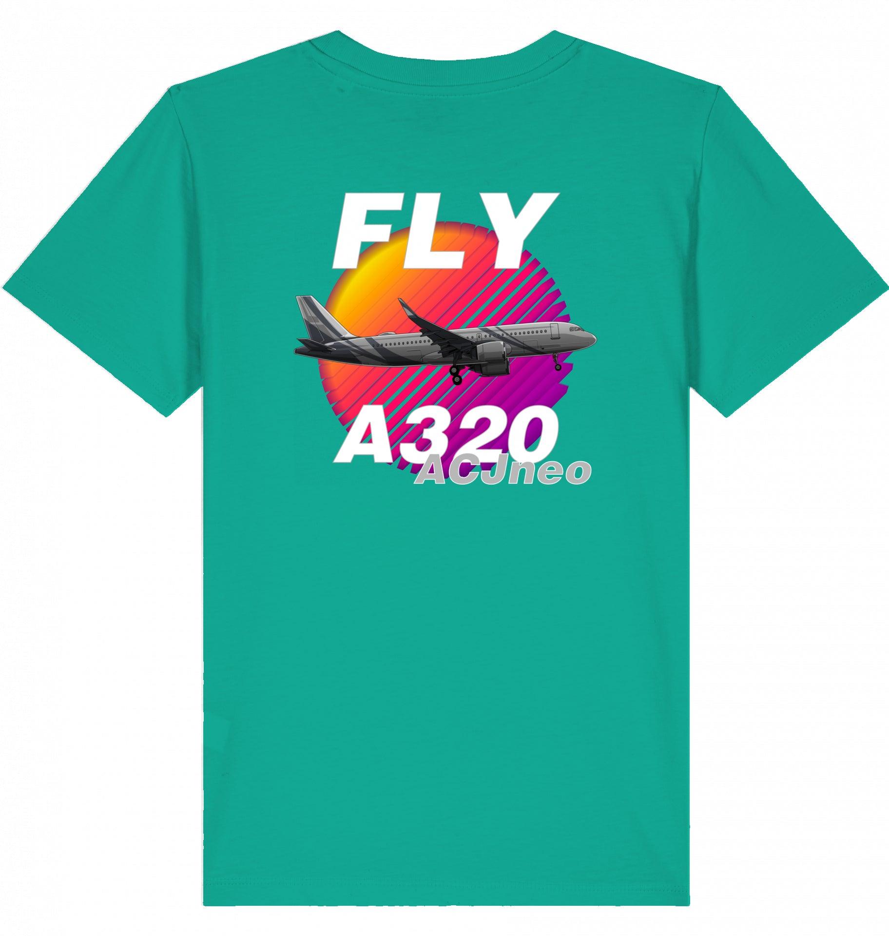 Airbus Tshirt Kinder, A320neo Tshirt Kinder, ACJ a320neo Tshirt Kids, Flugzeug Tshirt Airbus A320, Piloten Shirt für Kinder, Aircraft Tshirt Kinder