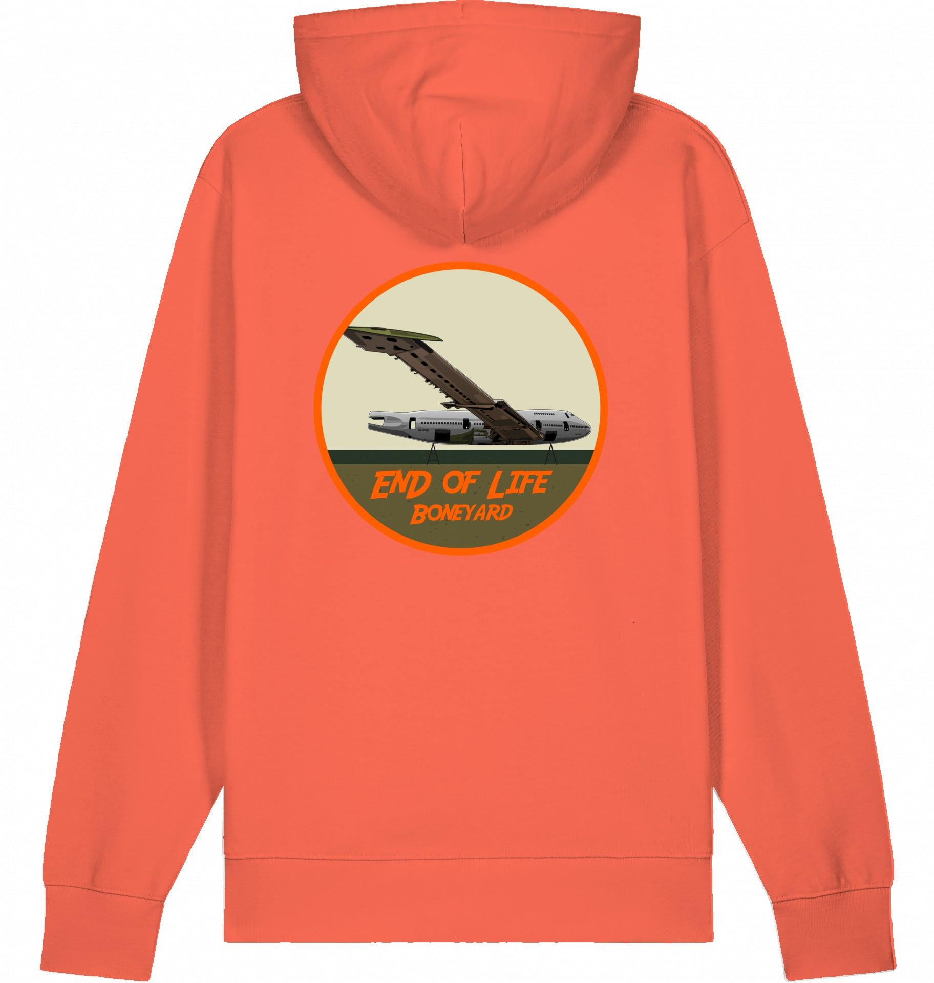 Aviation Flugzeug Hoodie Boeing 747 Jumbojet Boneyard Fiesta für Piloten, Crews, Kinder & Planespotter made by SUPERSONIC aero 4U