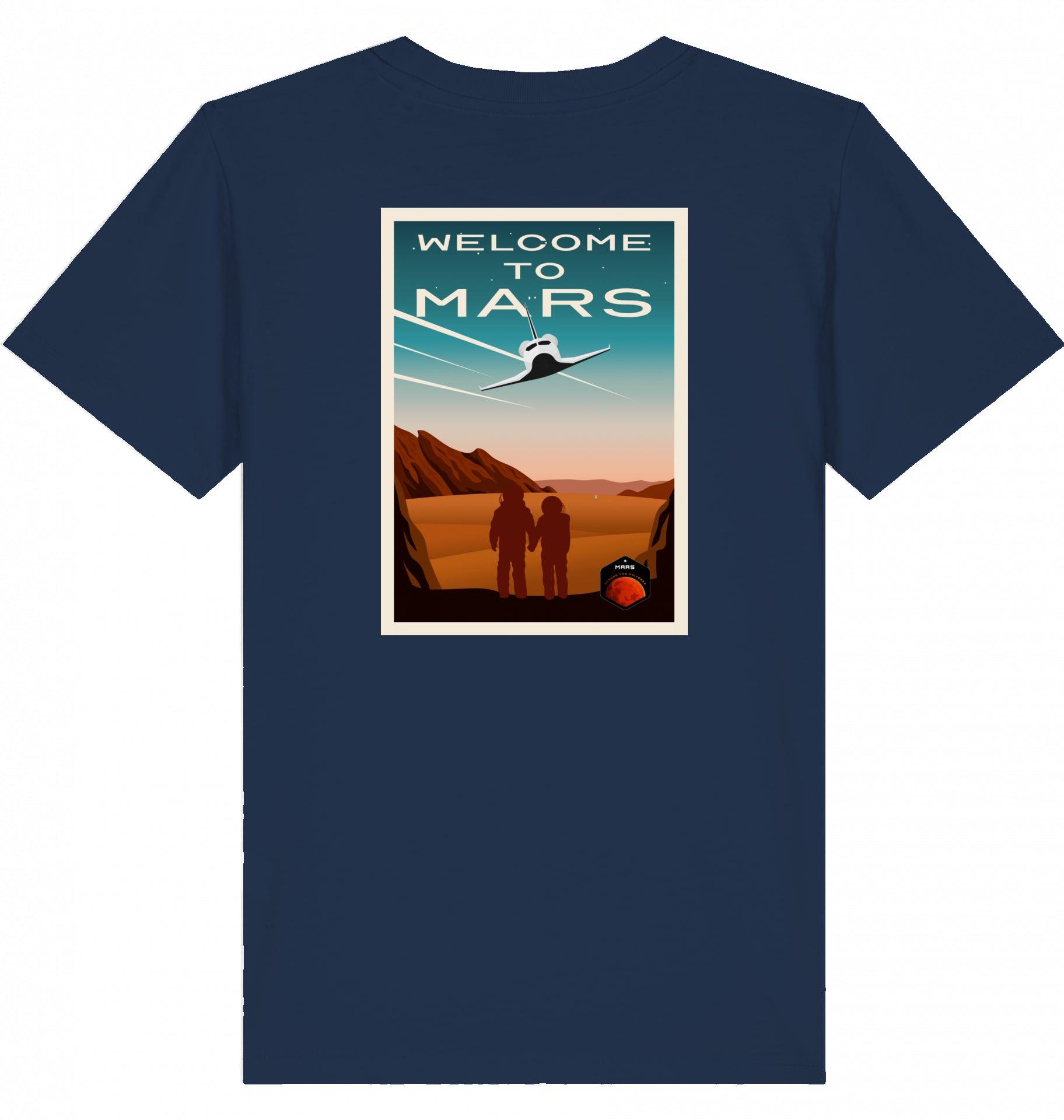 Aviation Kids Aviation T-Shirt "Welcome to Mars" 2.0 French Navy für Piloten, Crews, Kinder & Planespotter made by SUPERSONIC aero 4U