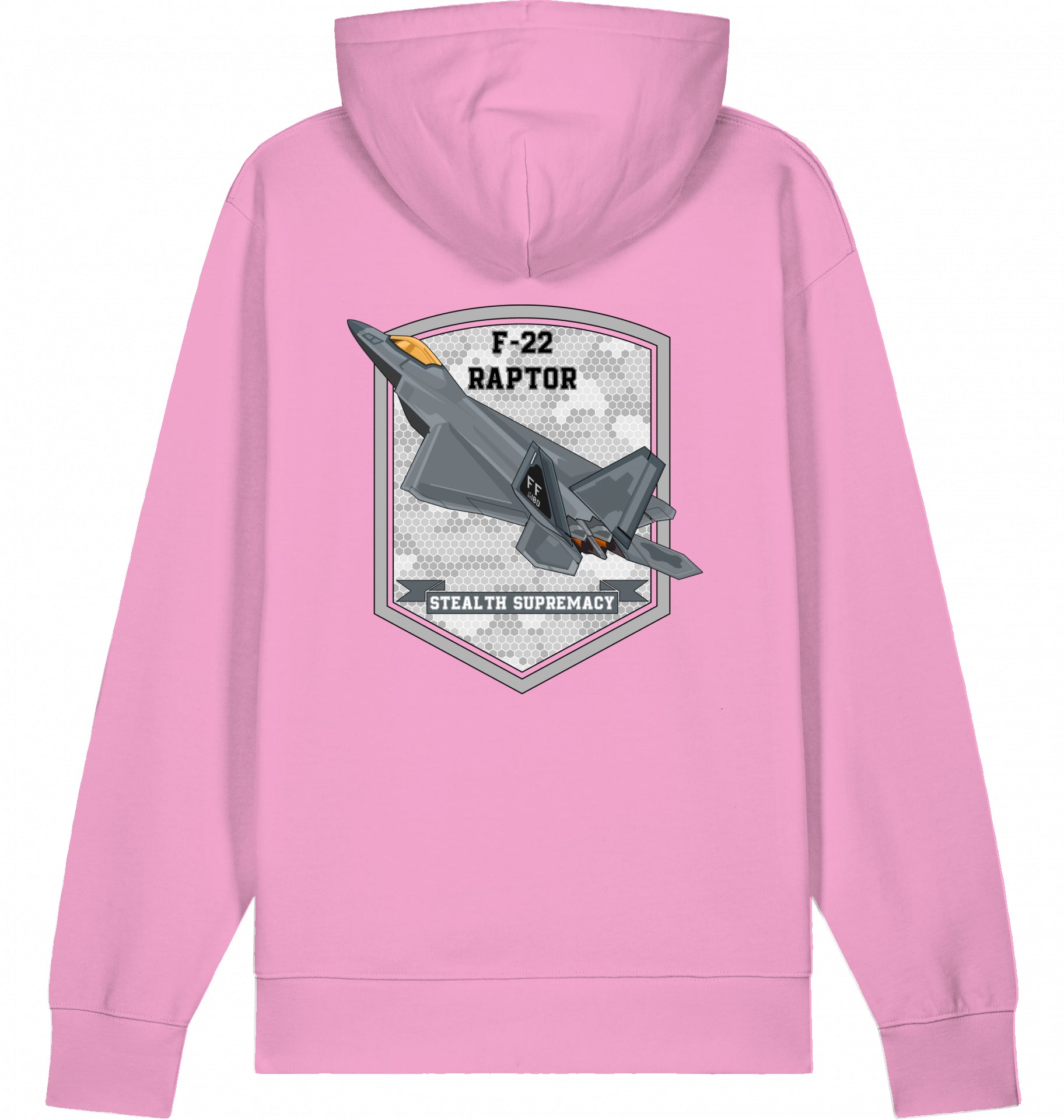 Flugzeug Hoodie F-22 Raptor Stealth Supremacy