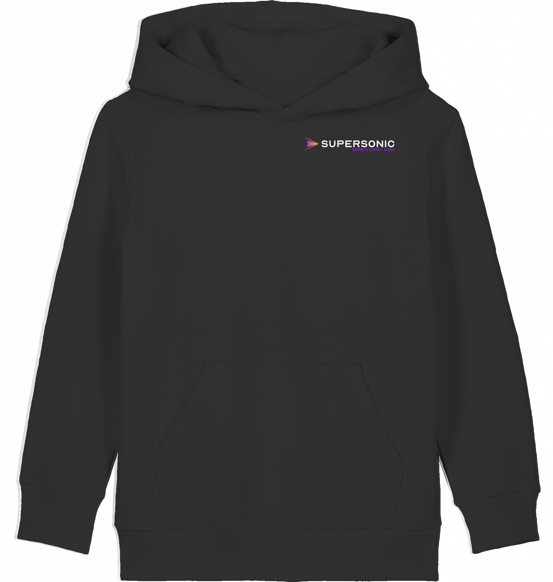 Aviation Kids Flugzeug Hoodie Northrop B2 Spirit Silent Hunter Black für Piloten, Crews, Kinder & Planespotter made by SUPERSONIC aero 4U