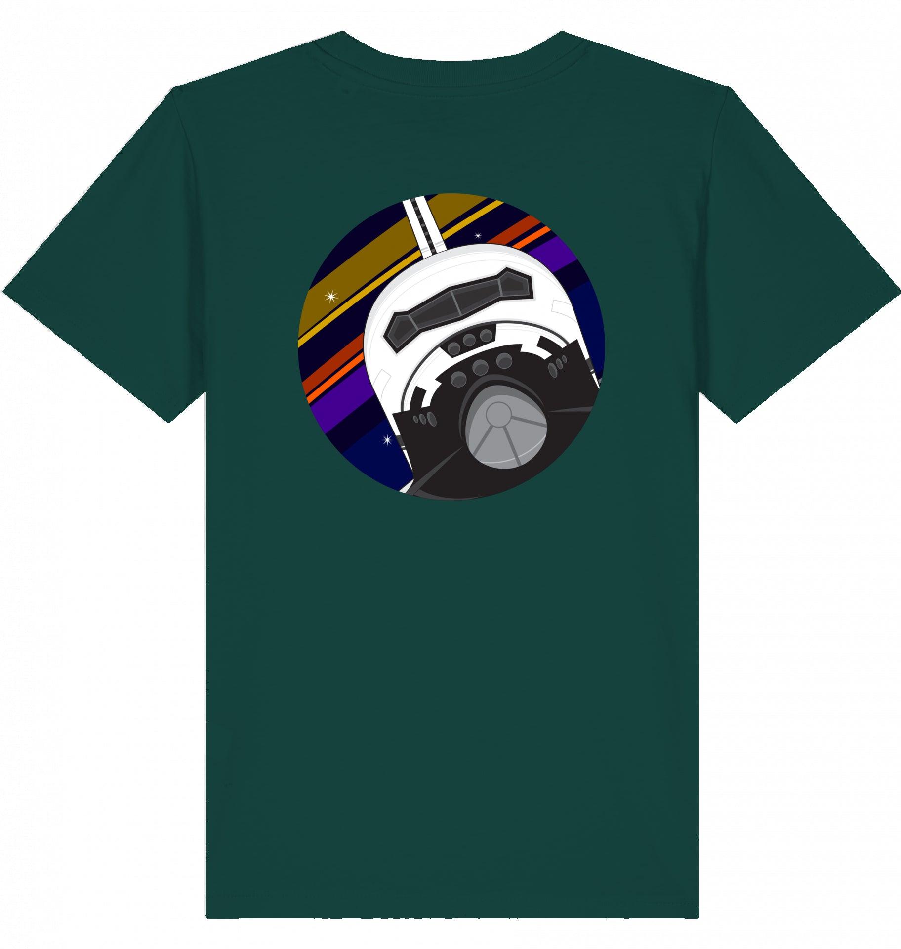 Aviation Kids Aviation T-Shirt "NASA Spaceshuttle Front" 2.0 Glazed Green für Piloten, Crews, Kinder & Planespotter made by SUPERSONIC aero 4U