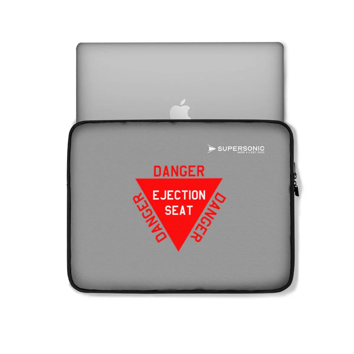 Aviation Fighter Pilot Style | Ejection Seat Warning Laptop & EFB Tasche für Piloten, Crews, Kinder & Planespotter made by SUPERSONIC aero 4U
