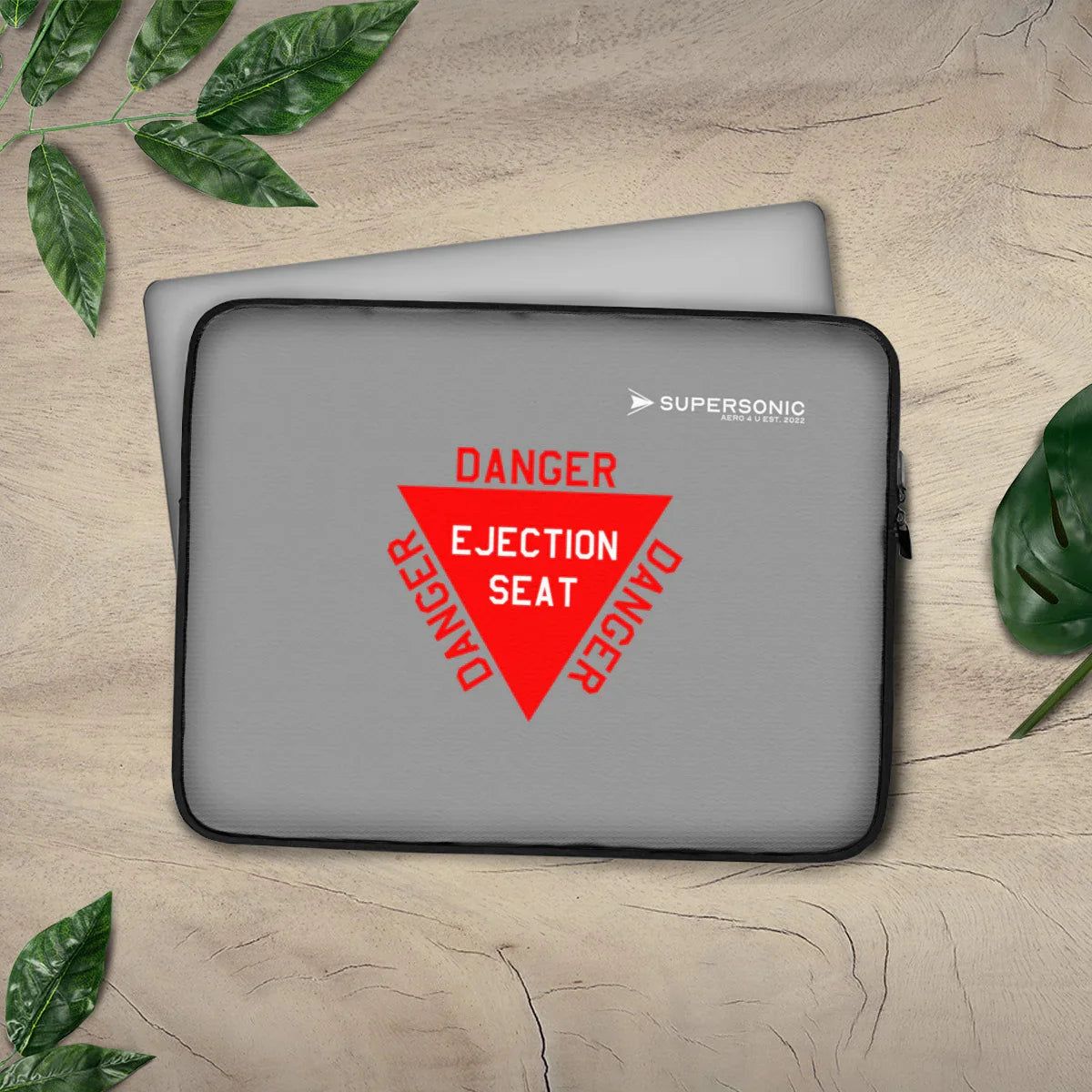 Aviation Fighter Pilot Style | Ejection Seat Warning Laptop & EFB Tasche für Piloten, Crews, Kinder & Planespotter made by SUPERSONIC aero 4U