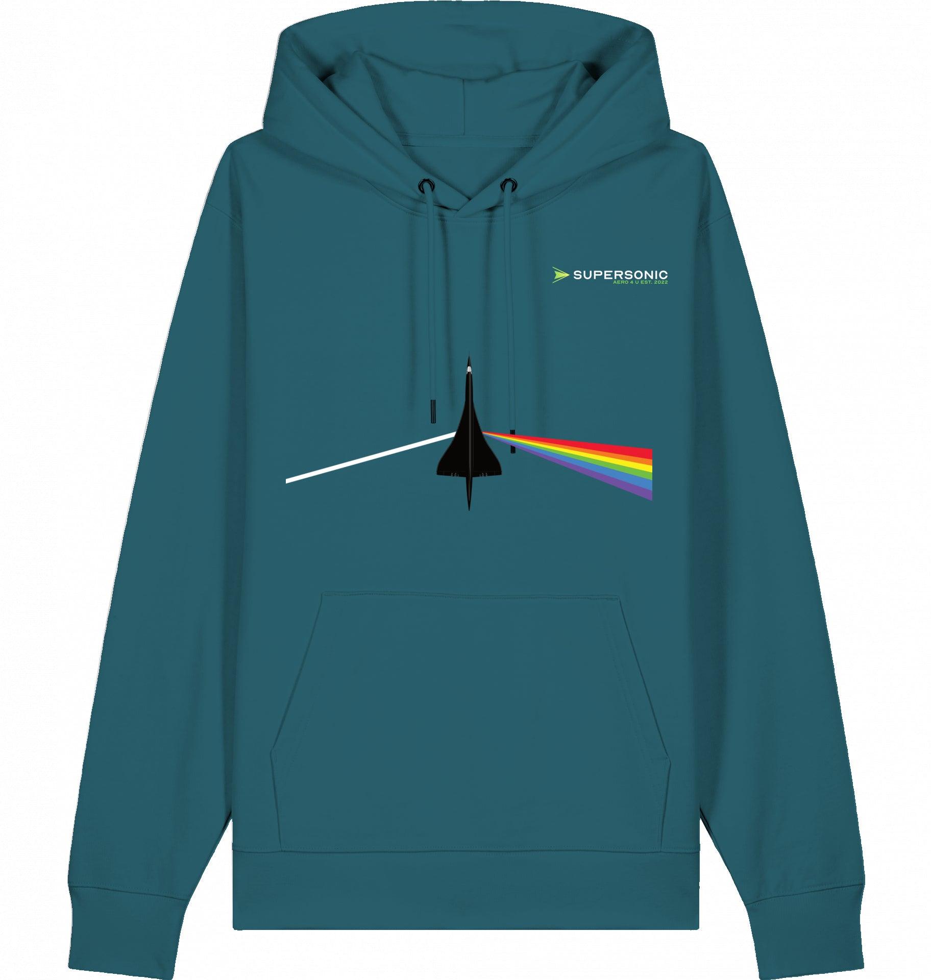Aviation Dark Side of Supersonic - Concorde Flugzeug Hoodie Stargazer für Piloten, Crews, Kinder & Planespotter made by SUPERSONIC aero 4U