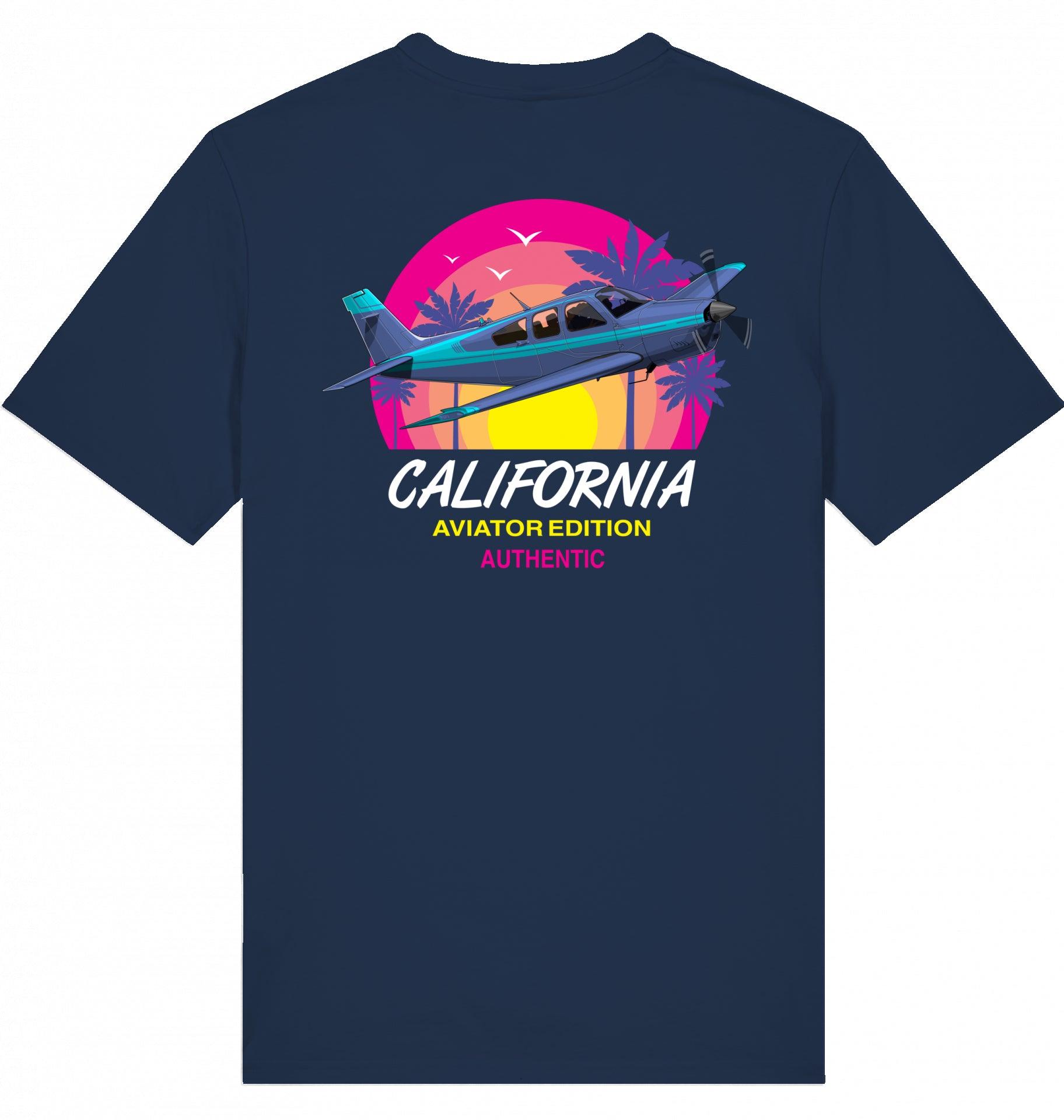Aviation Flugzeug T-Shirt "Aviator California Summer" French Navy für Piloten, Crews, Kinder & Planespotter made by SUPERSONIC aero 4U