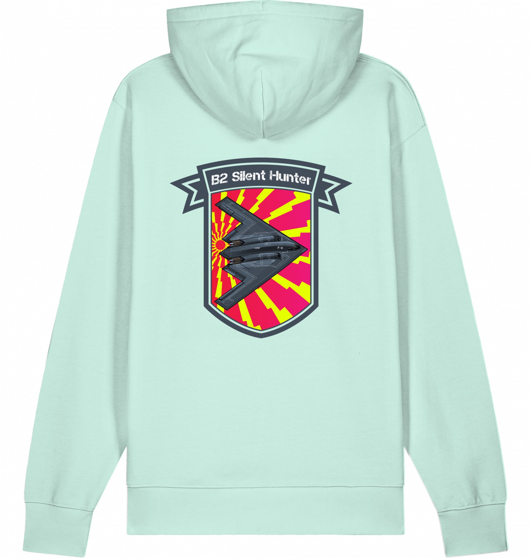 Flugzeug Hoodie Northrop B2 Spirit - Silent Hunter