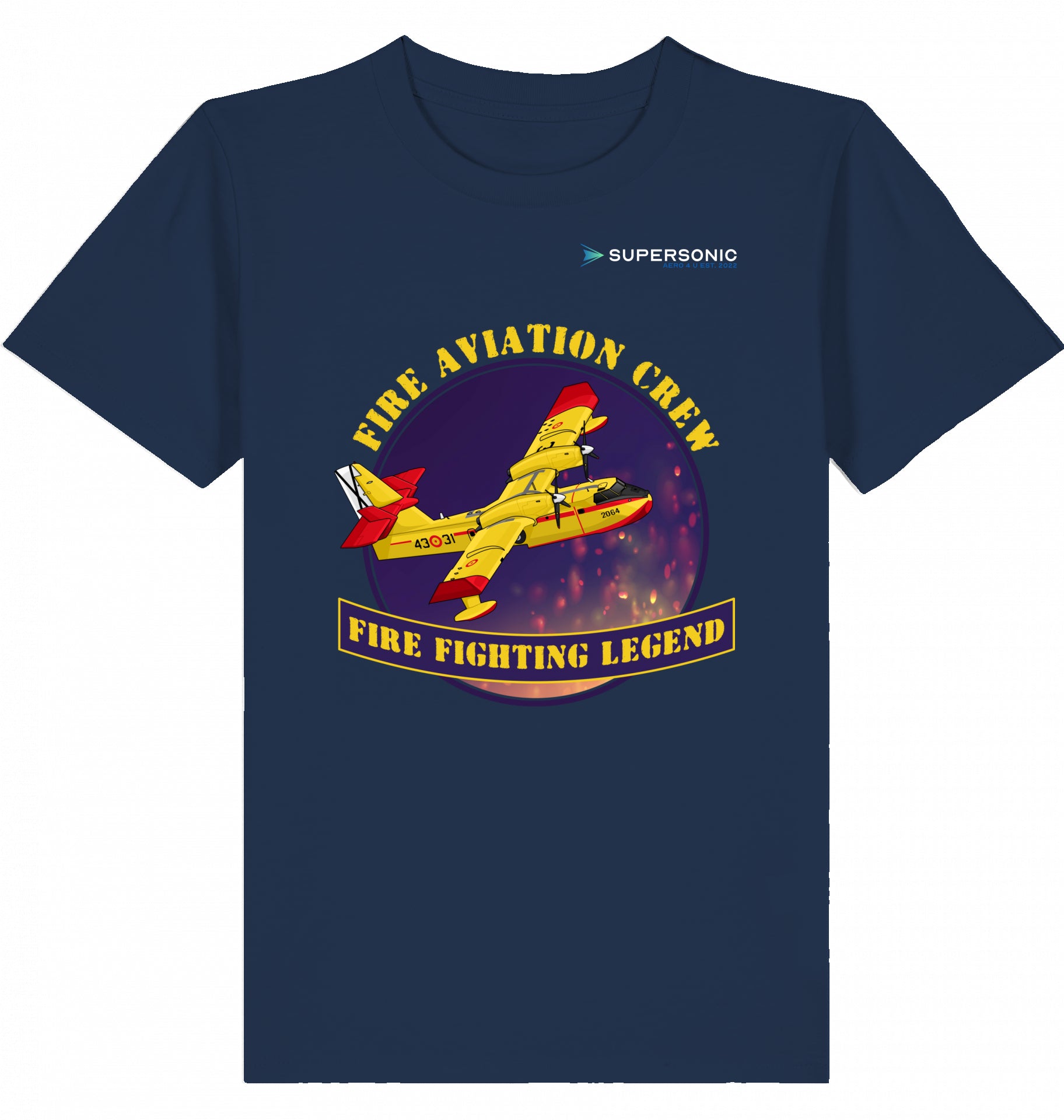 Bombardier CL-415 Tshirt, Canadair CL-415 Kinder Tshirt, Flugzeug Tshirt Kinder