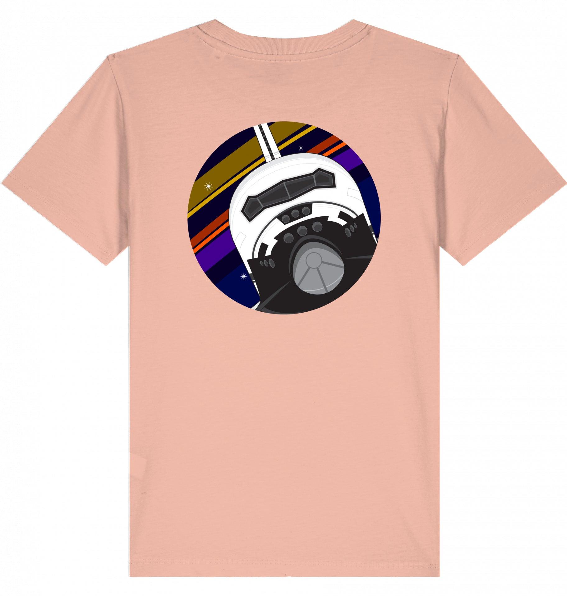 Aviation Kids Aviation T-Shirt "NASA Spaceshuttle Front" 2.0 Fraiche Peche für Piloten, Crews, Kinder & Planespotter made by SUPERSONIC aero 4U
