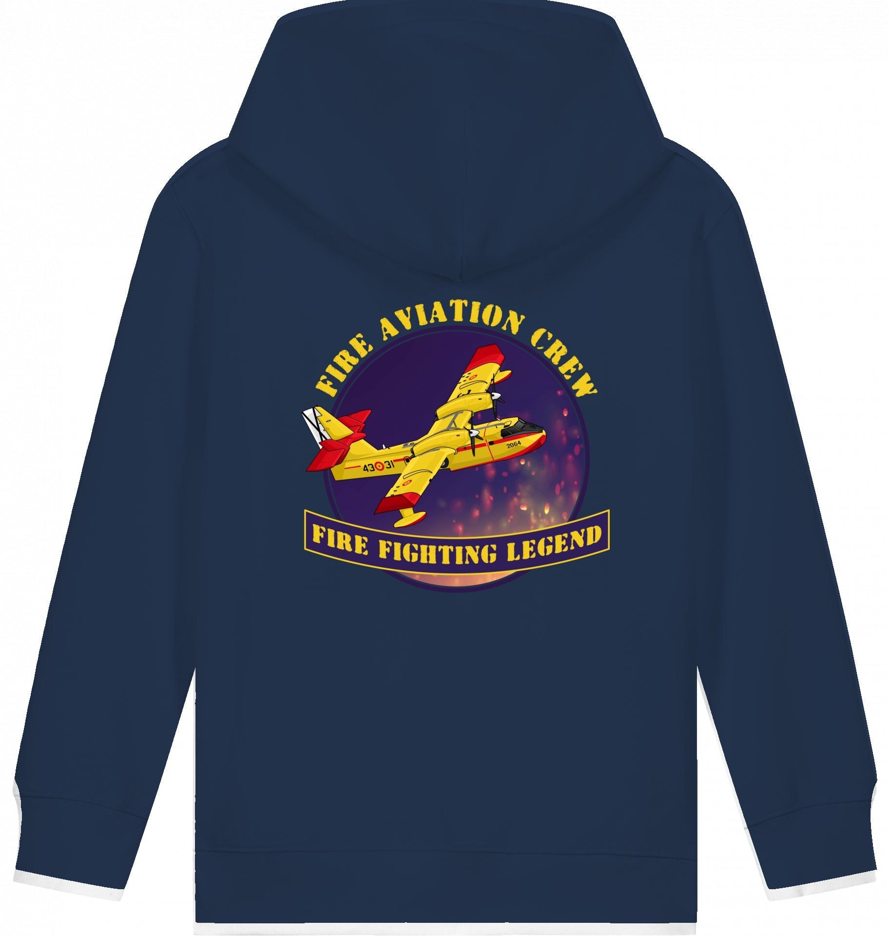 Aviation Kids Hoodie CL-412 Fire Fighting Legend für Piloten, Crews, Kinder & Planespotter made by SUPERSONIC aero 4U
